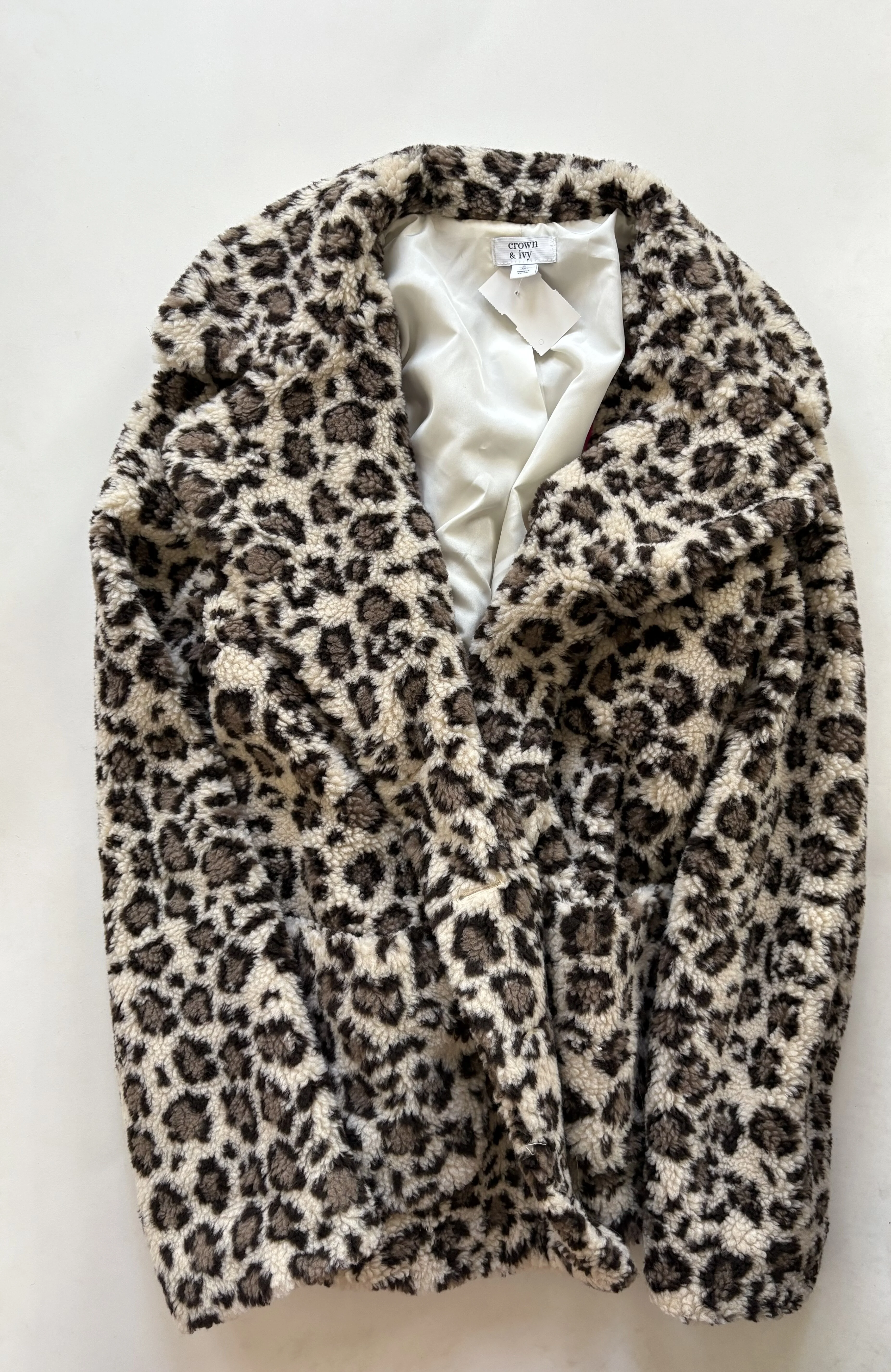 Jacket Faux Fur & Sherpa By Crown And Ivy  Size: S - Image 1