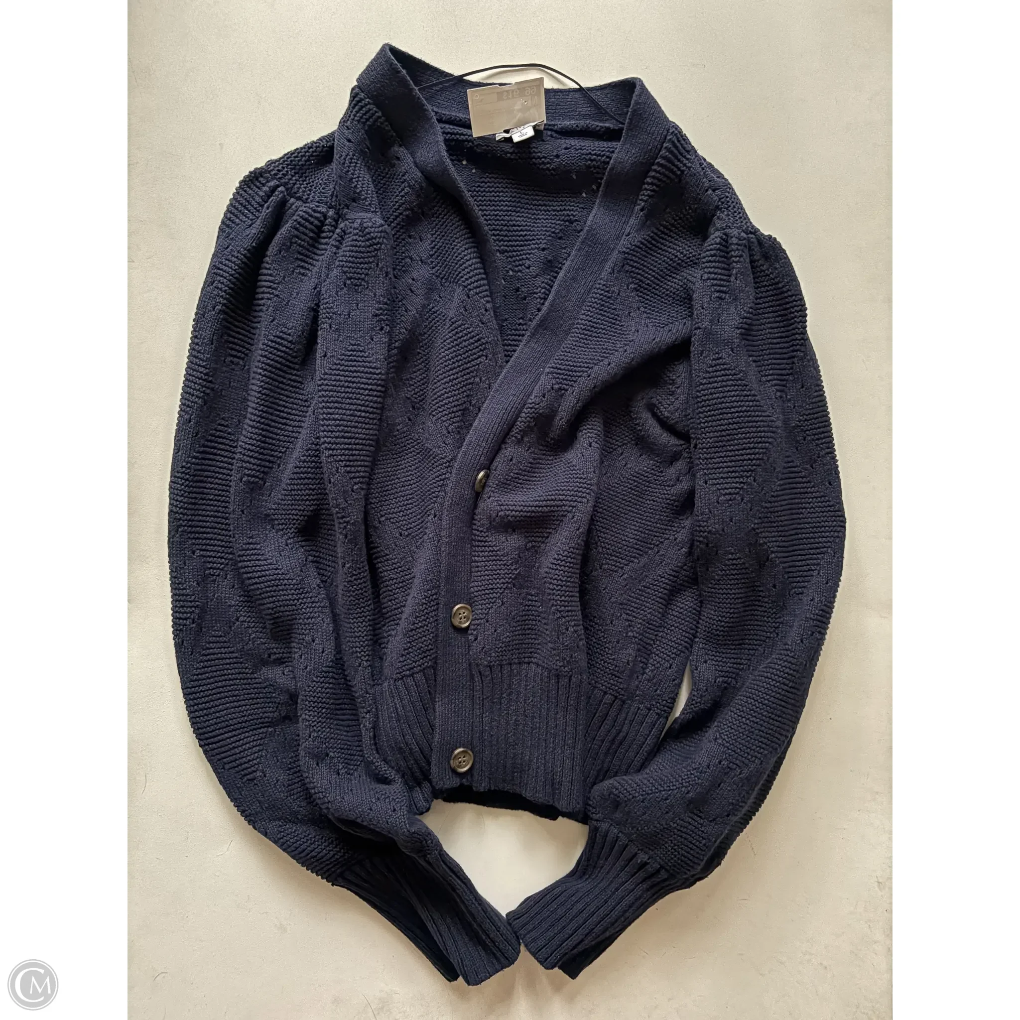 Sweater Cardigan By Crown And Ivy In Blue, Size: L - Image 1