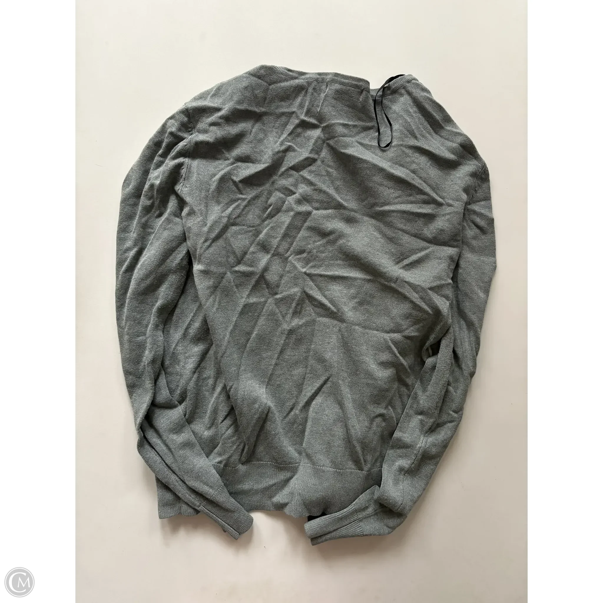 Sweater Cardigan By H&m In Grey, Size: L - Image 2