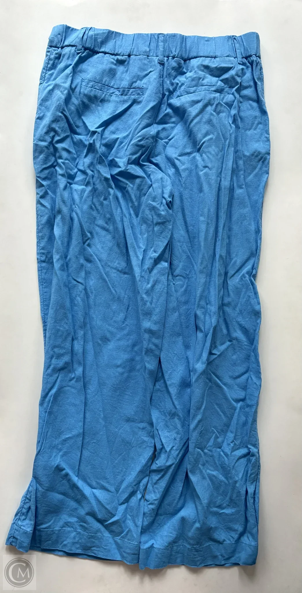 Pants Linen By A New Day In Blue, Size: 12 - Image 2