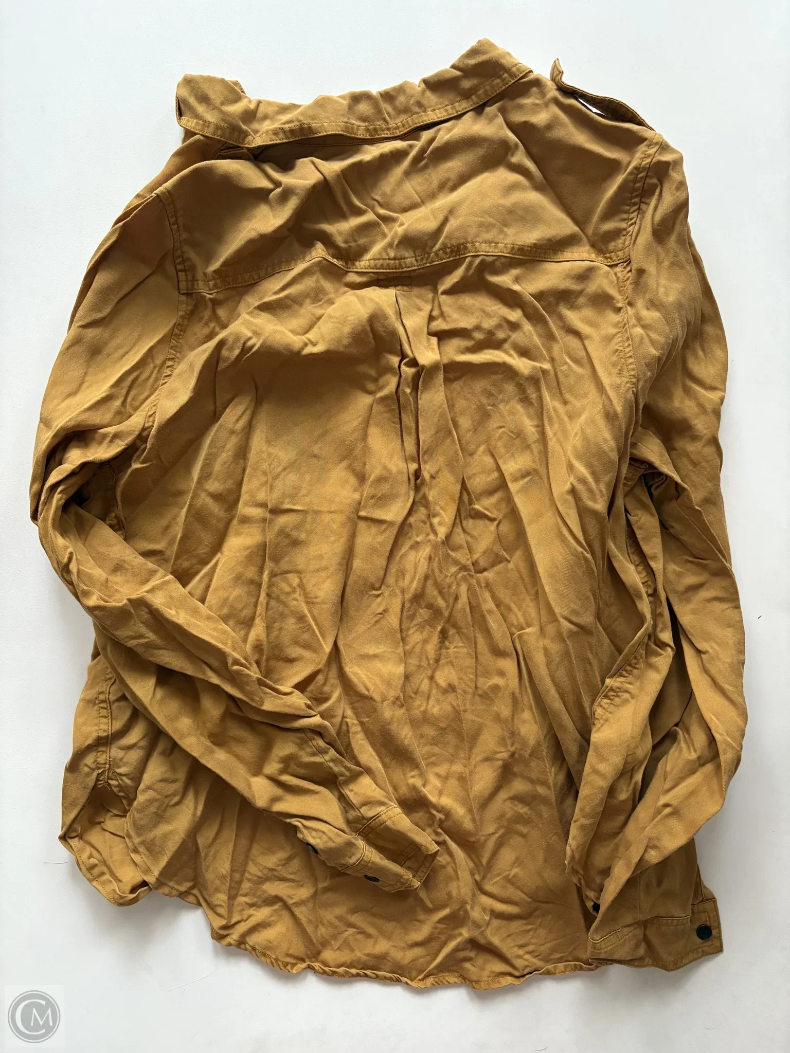 Top Long Sleeve By Universal Thread In Yellow, Size: M - Image 2