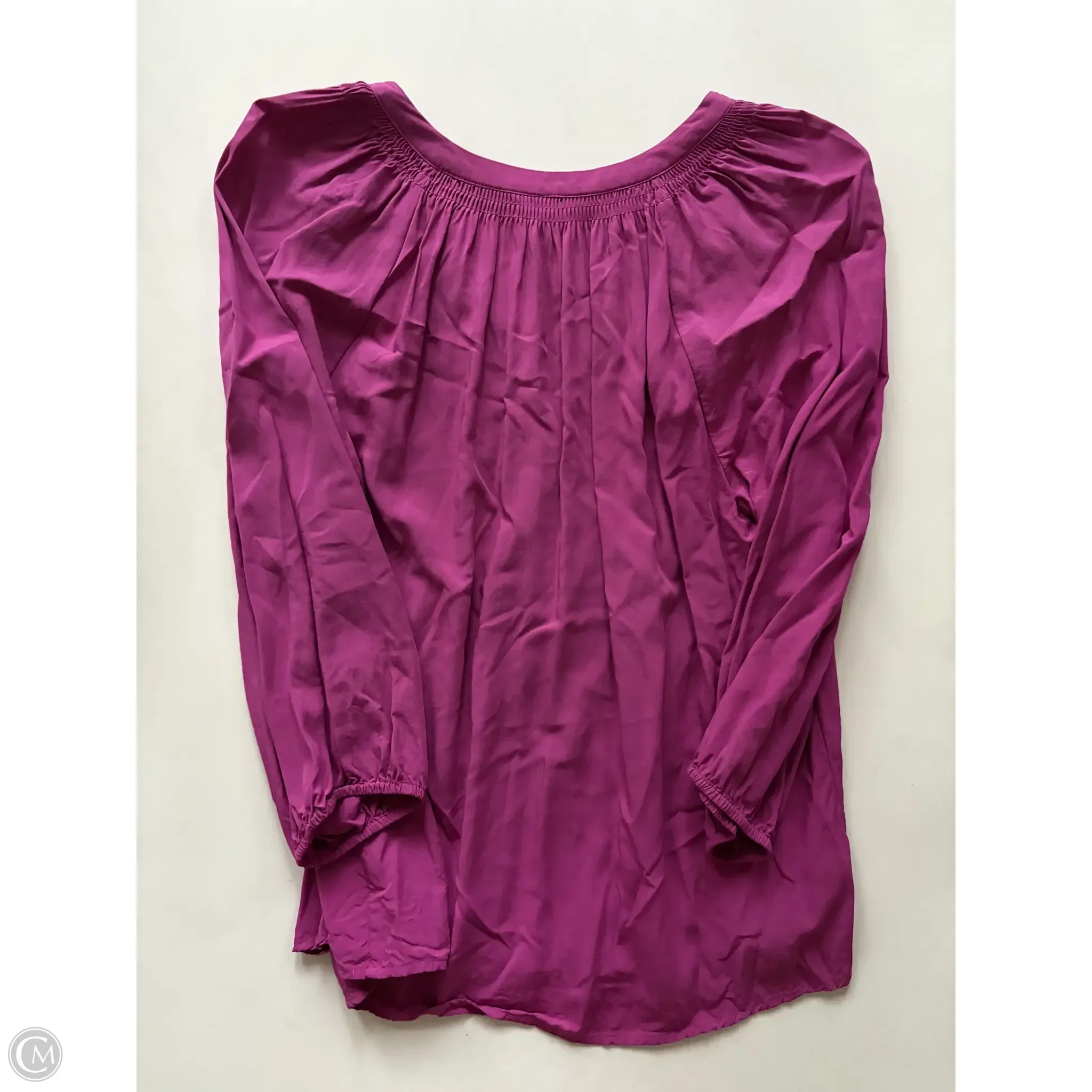 Blouse Long Sleeve By Crown And Ivy In Pink, Size: L - Image 2