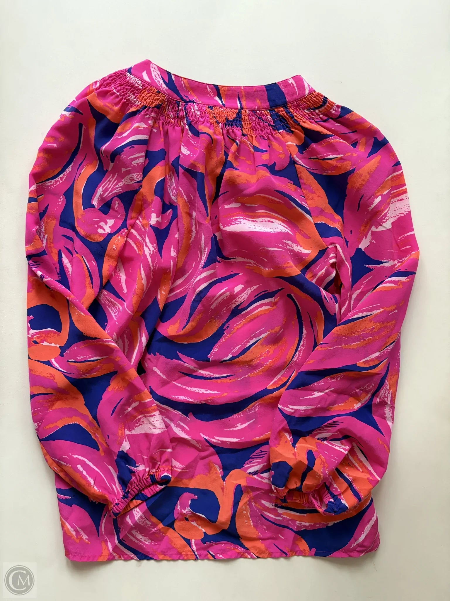 Blouse Long Sleeve By Lilly Pulitzer In Multi-colored, Size: S - Image 2
