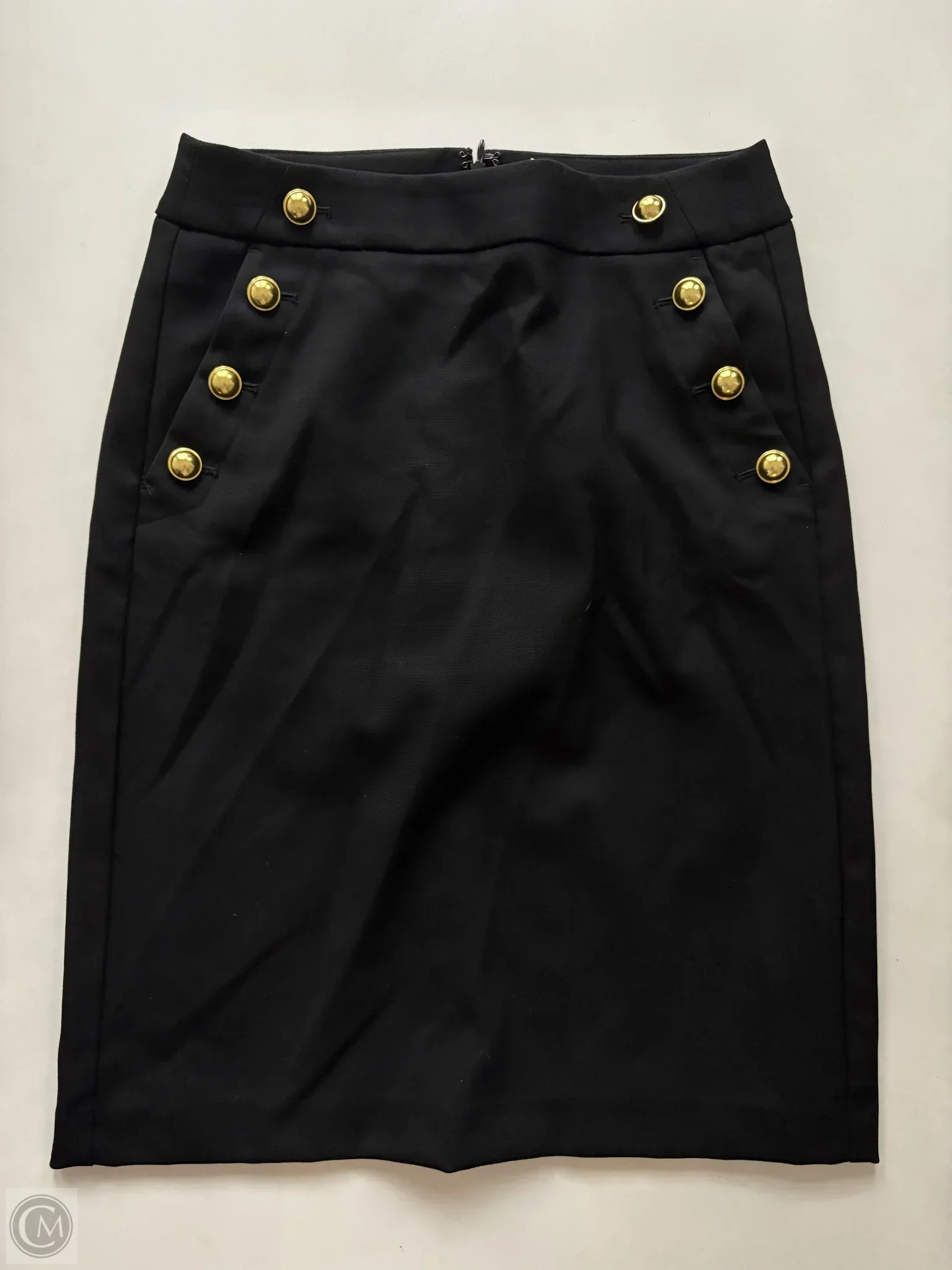 Skirt Midi By Loft In Black, Size: 4 - Image 1