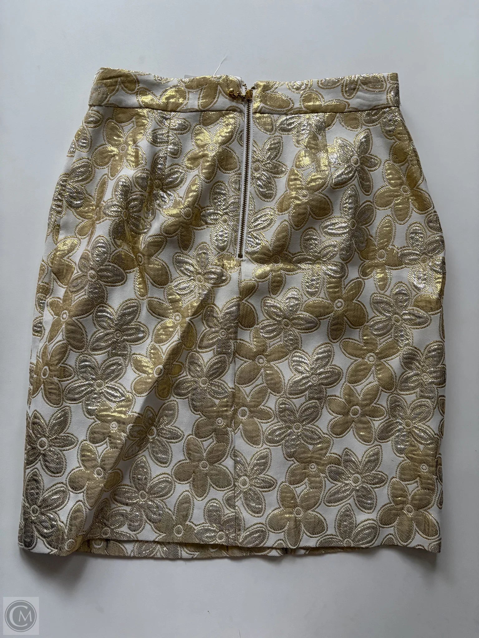 Skirt Designer By Kate Spade In Gold, Size: 4 - Image 2