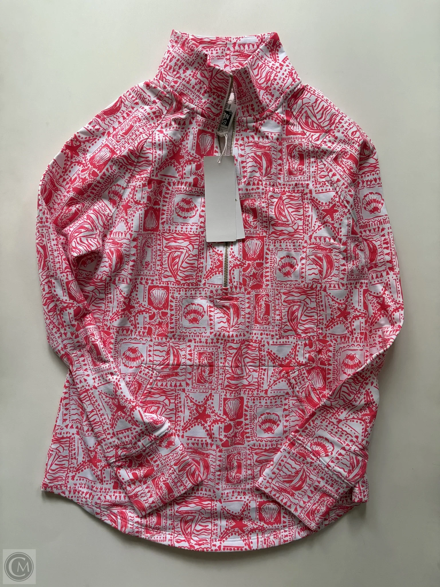 Jacket Designer By Lilly Pulitzer In Red, Size: Xxs - Image 1