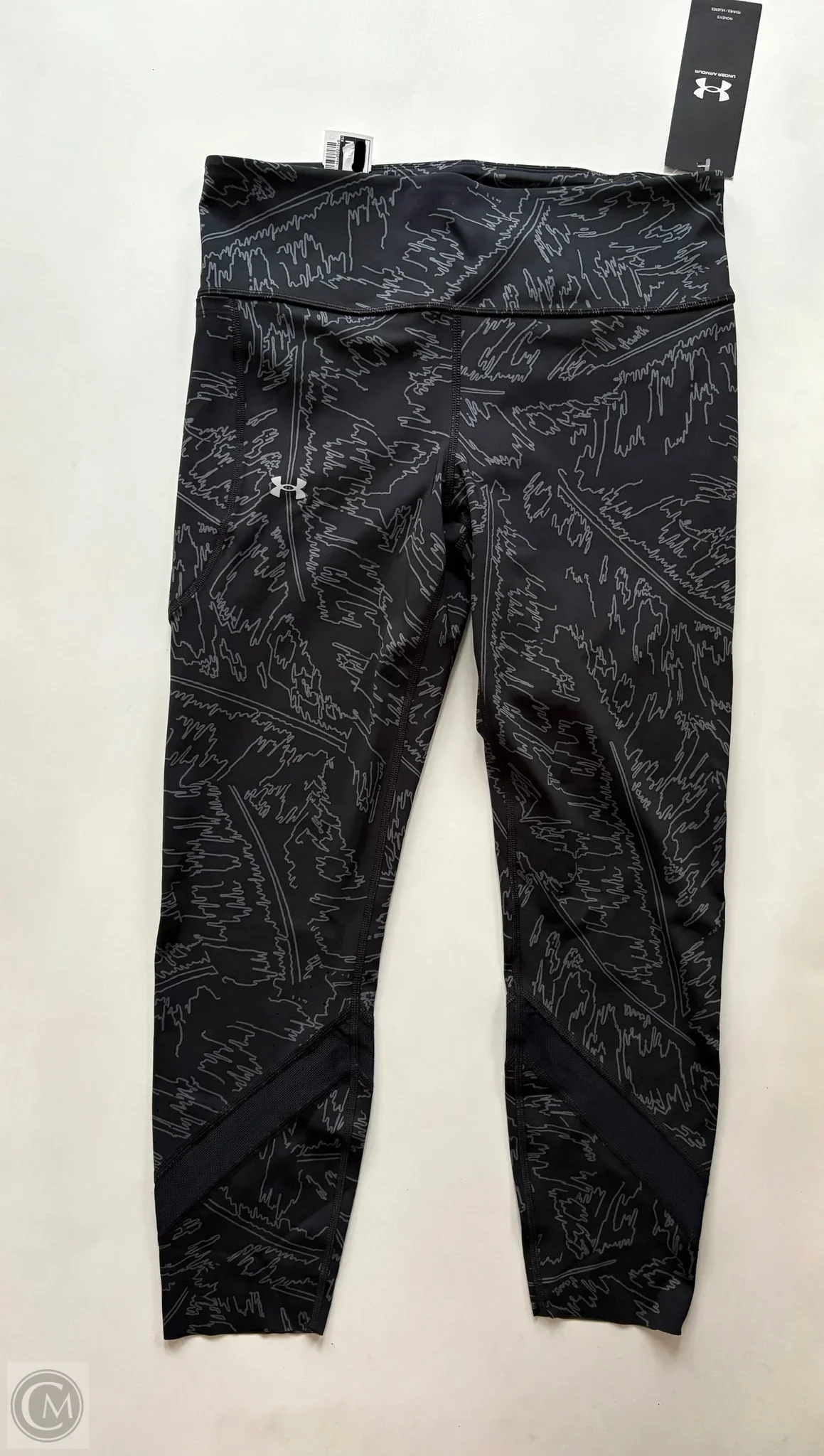 Athletic Leggings By Under Armour In Black, Size: L - Image 1