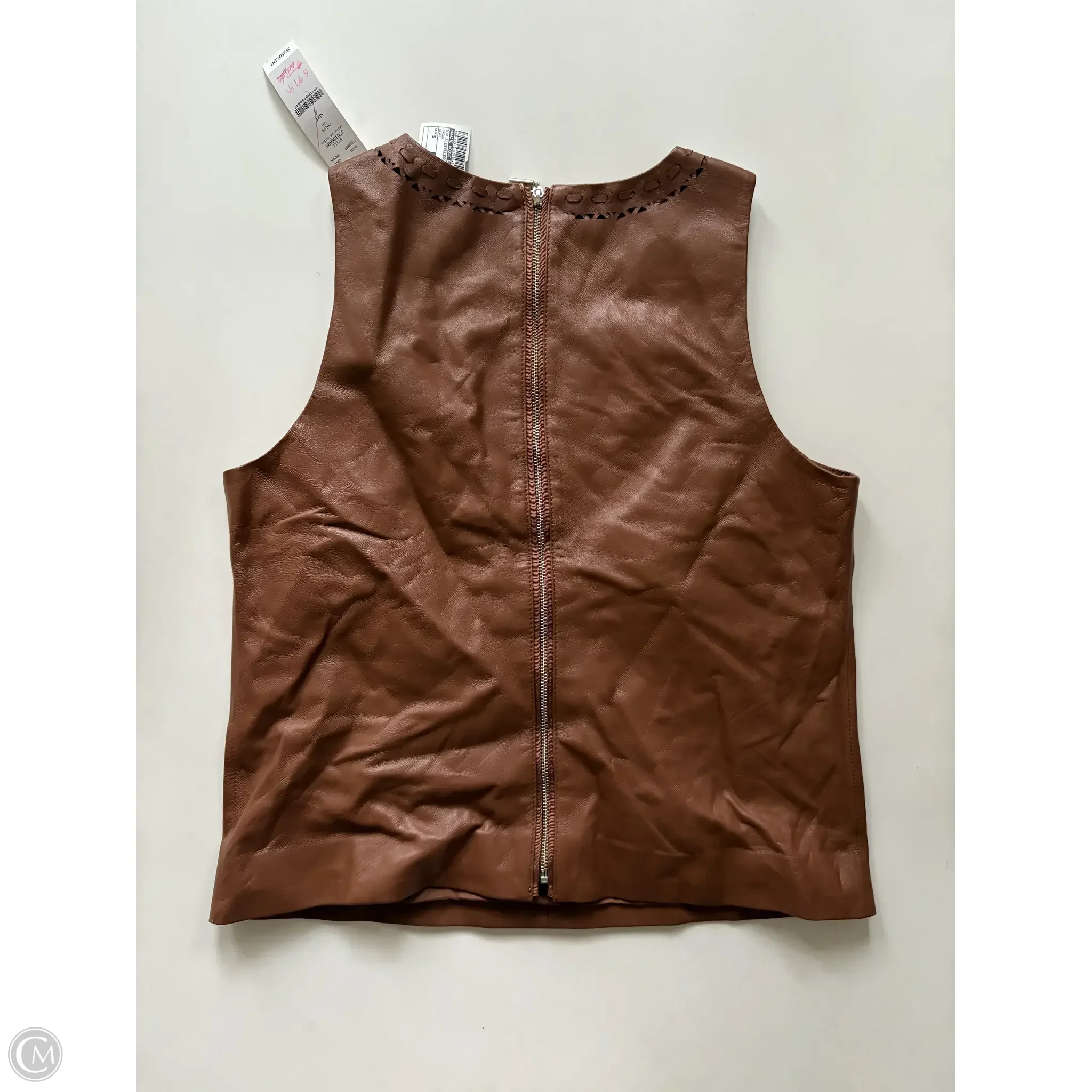 Top Sleeveless By White House Black Market In Brown, Size: S - Image 2