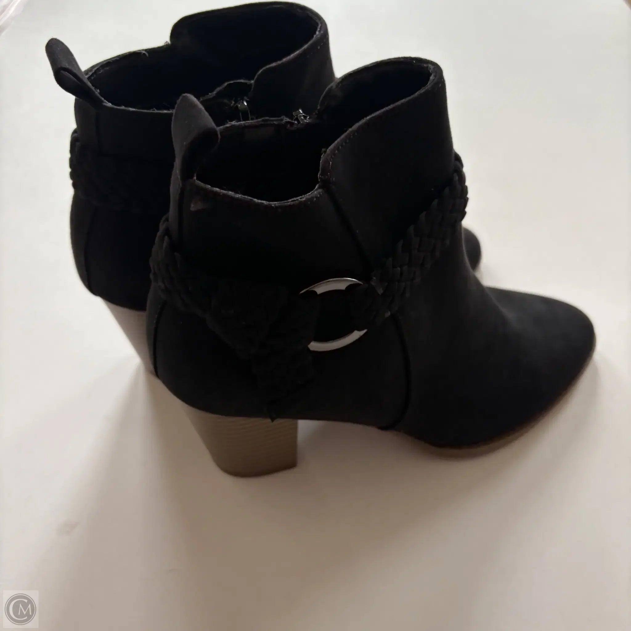 Boots Ankle Heels By SM In Black, Size: 6.5 - Image 2