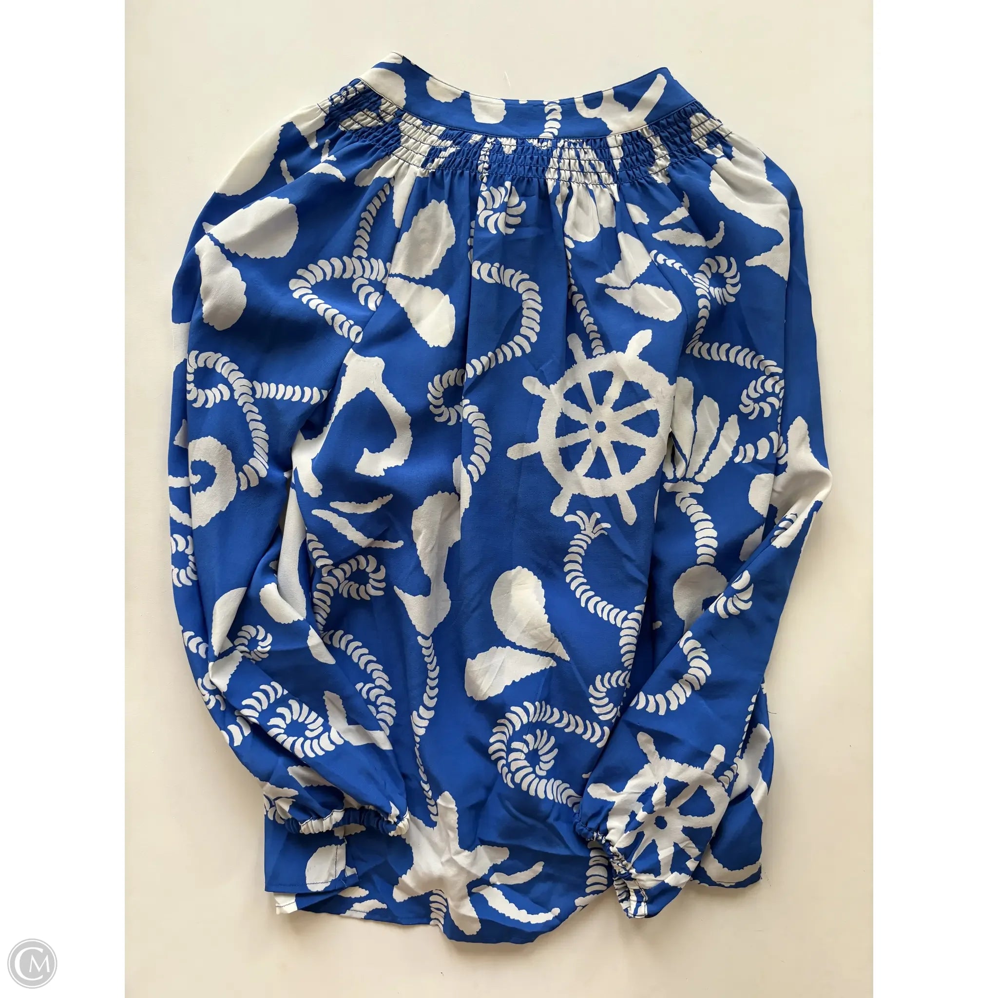 Blouse Long Sleeve By Lilly Pulitzer In Multi-colored, Size: Xs - Image 2