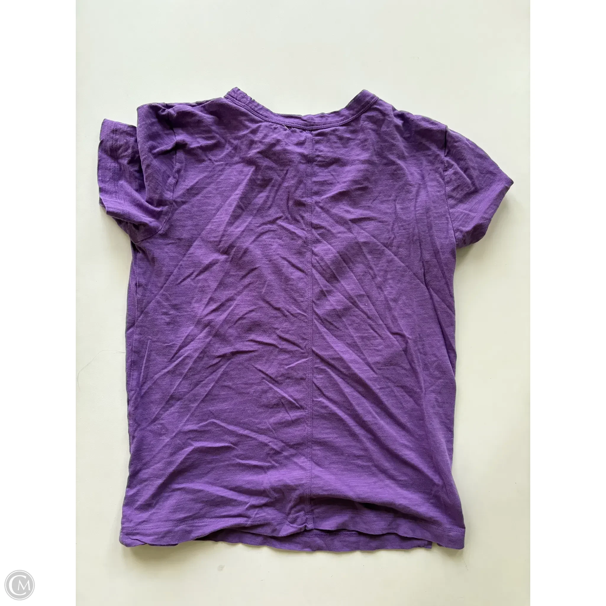 Top Short Sleeve By Loft In Purple, Size: Xs - Image 2