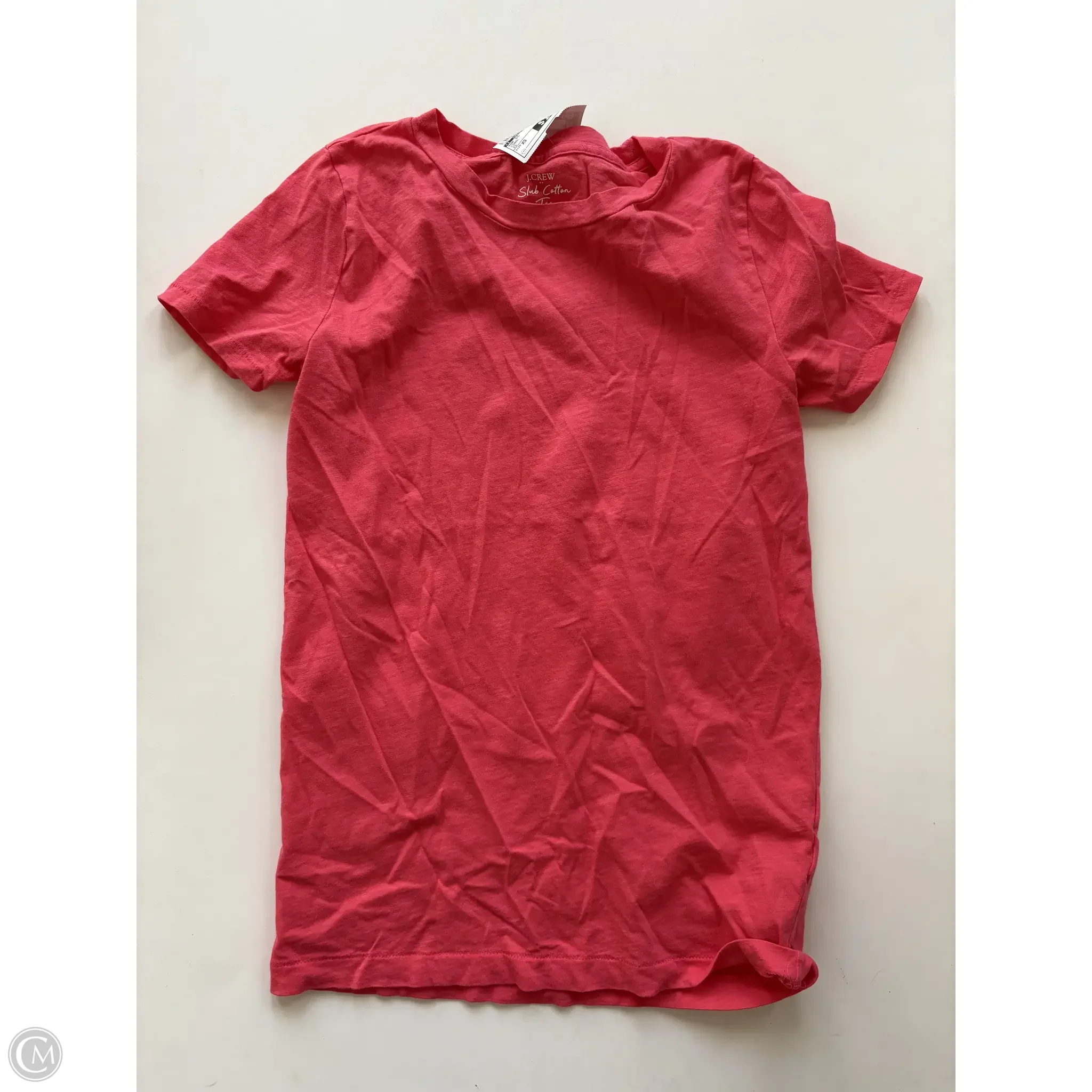 Top Short Sleeve By J. Crew In Coral, Size: Xs - Image 1