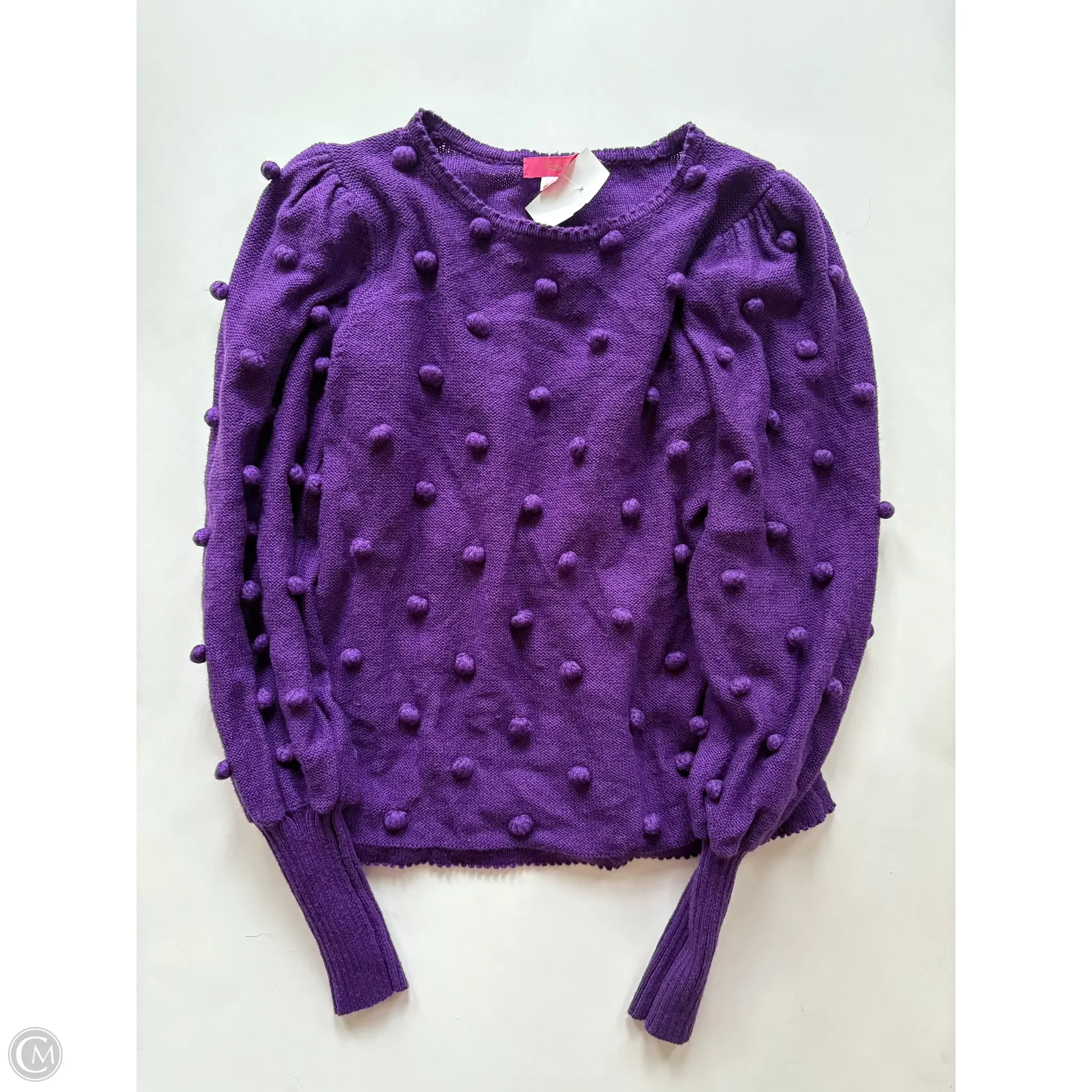 Sweater Designer By Lilly Pulitzer In Purple, Size: Xs - Image 1