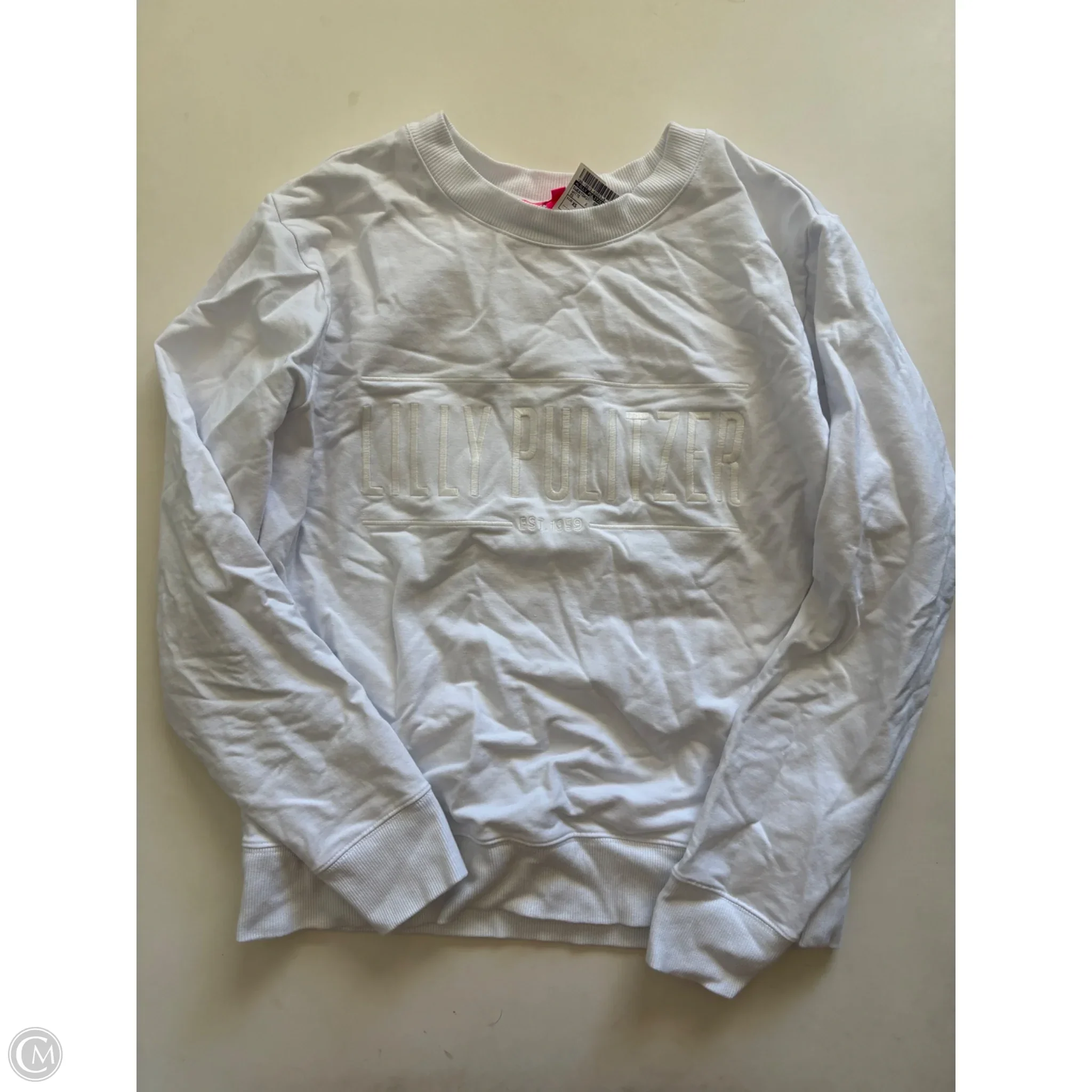 Sweatshirt Designer By Lilly Pulitzer In White, Size: Xs - Image 1