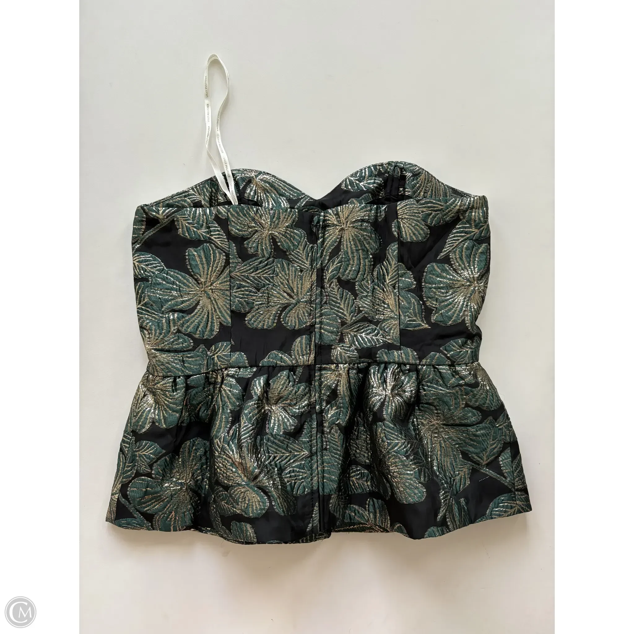 Blouse Designer By Lilly Pulitzer In Green, Size: S - Image 2
