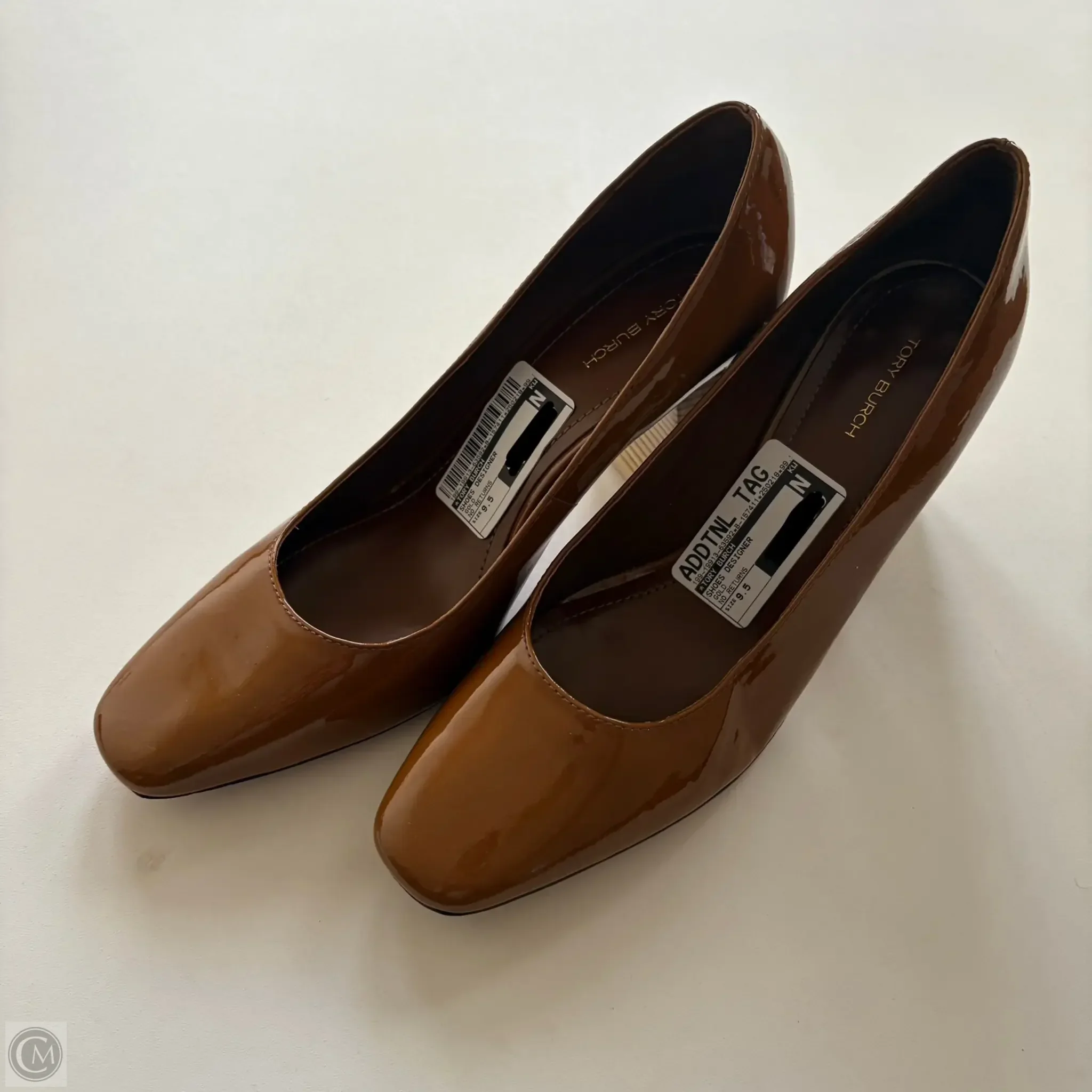 Shoes Designer By Tory Burch In Gold, Size: 9.5 - Image 1