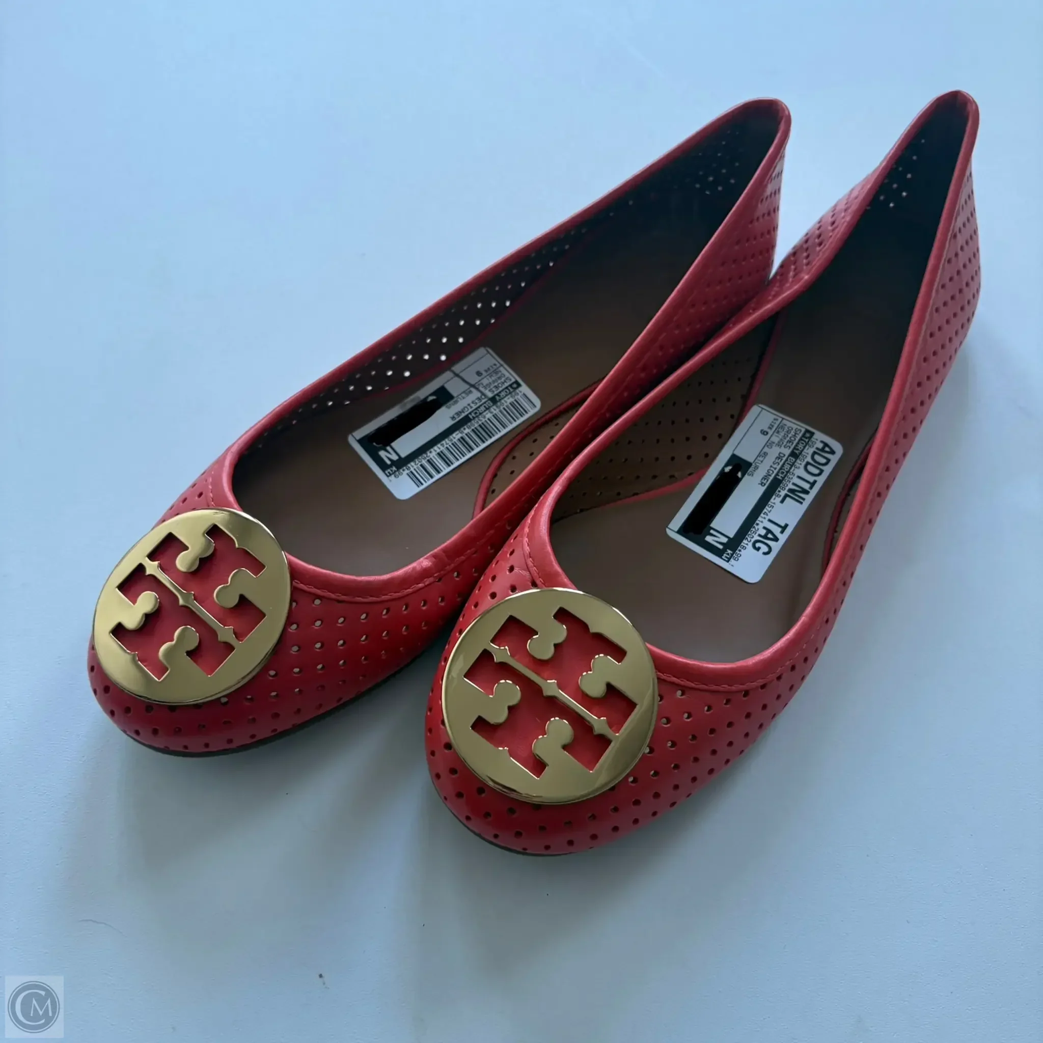 Shoes Designer By Tory Burch In Orange, Size: 9 - Image 1
