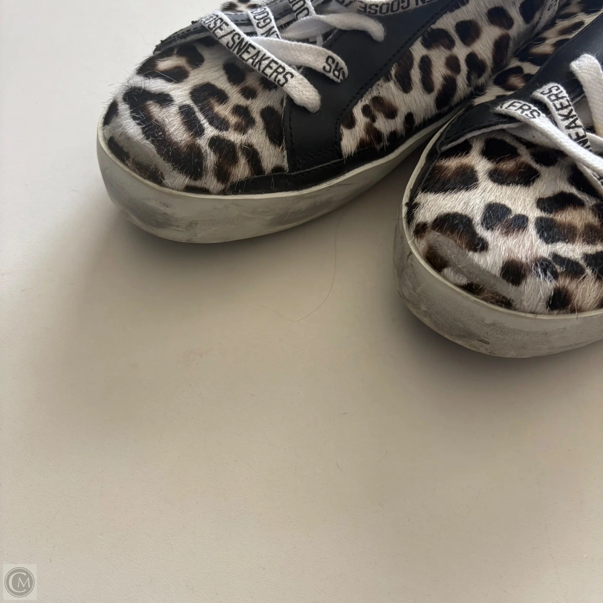 Shoes Luxury Designer By Golden Goose In Animal Print, Size: size 41 - Image 3
