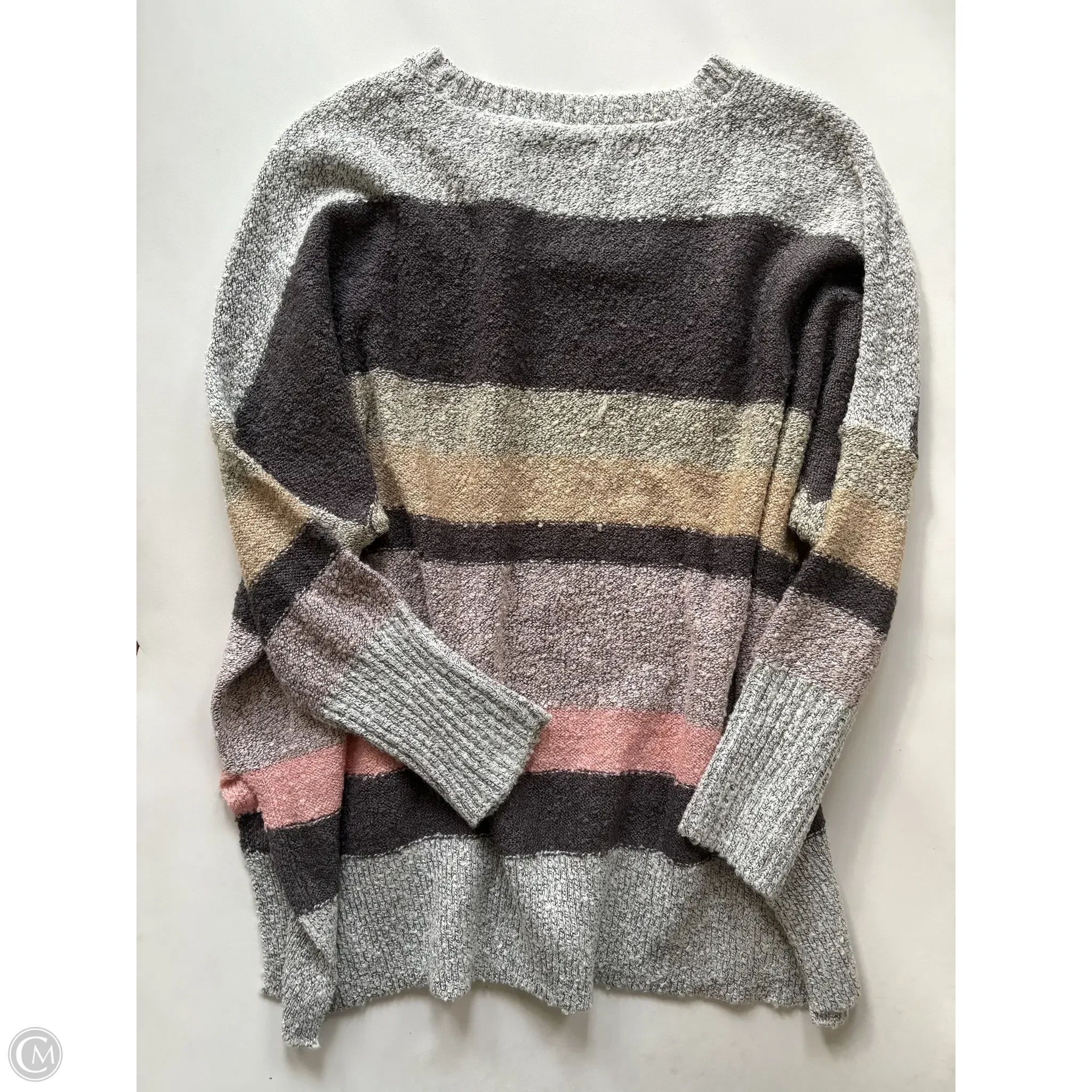 Sweater By Wonderly In Striped Pattern, Size: L - Image 2