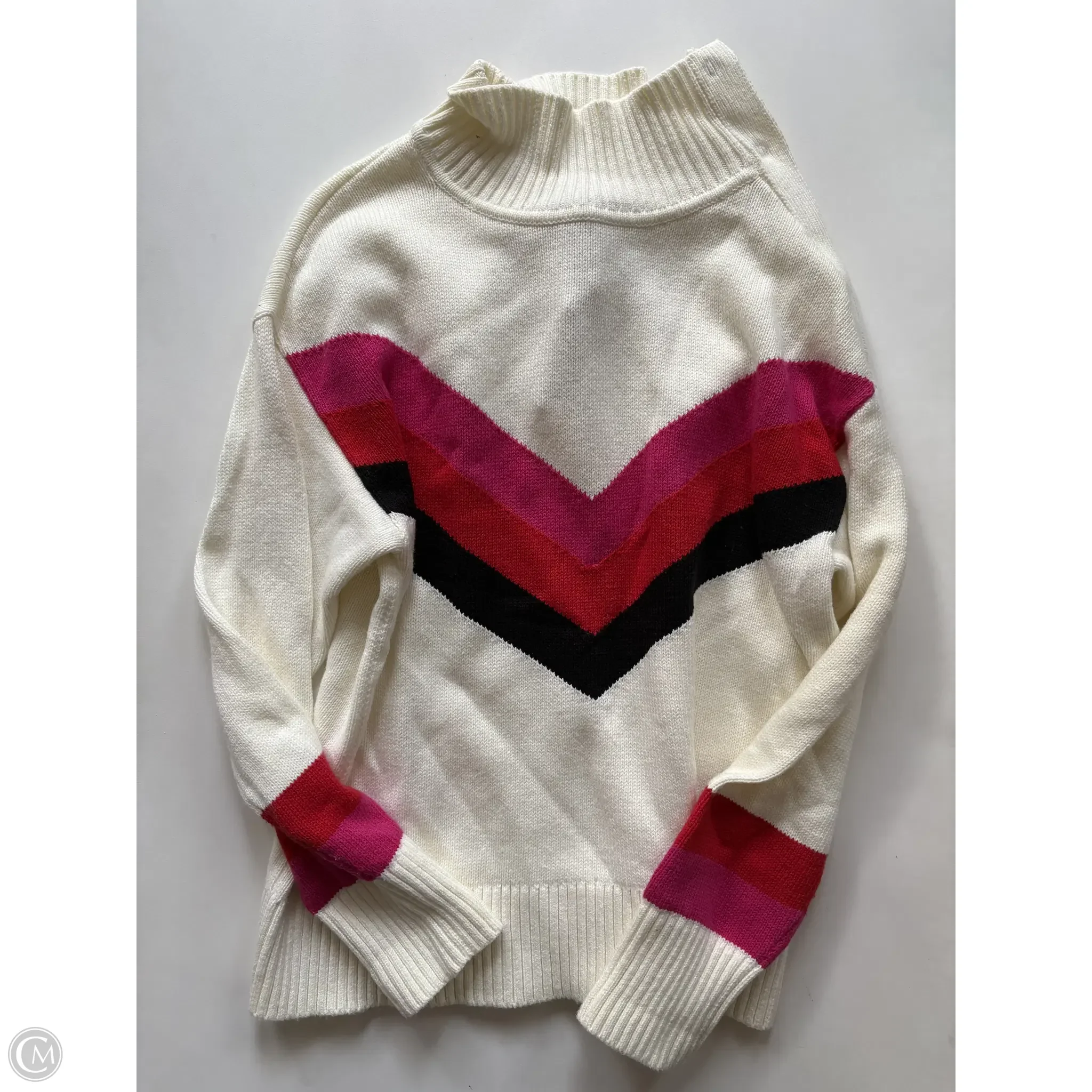 Sweater By Nautica In Cream, Size: L - Image 1