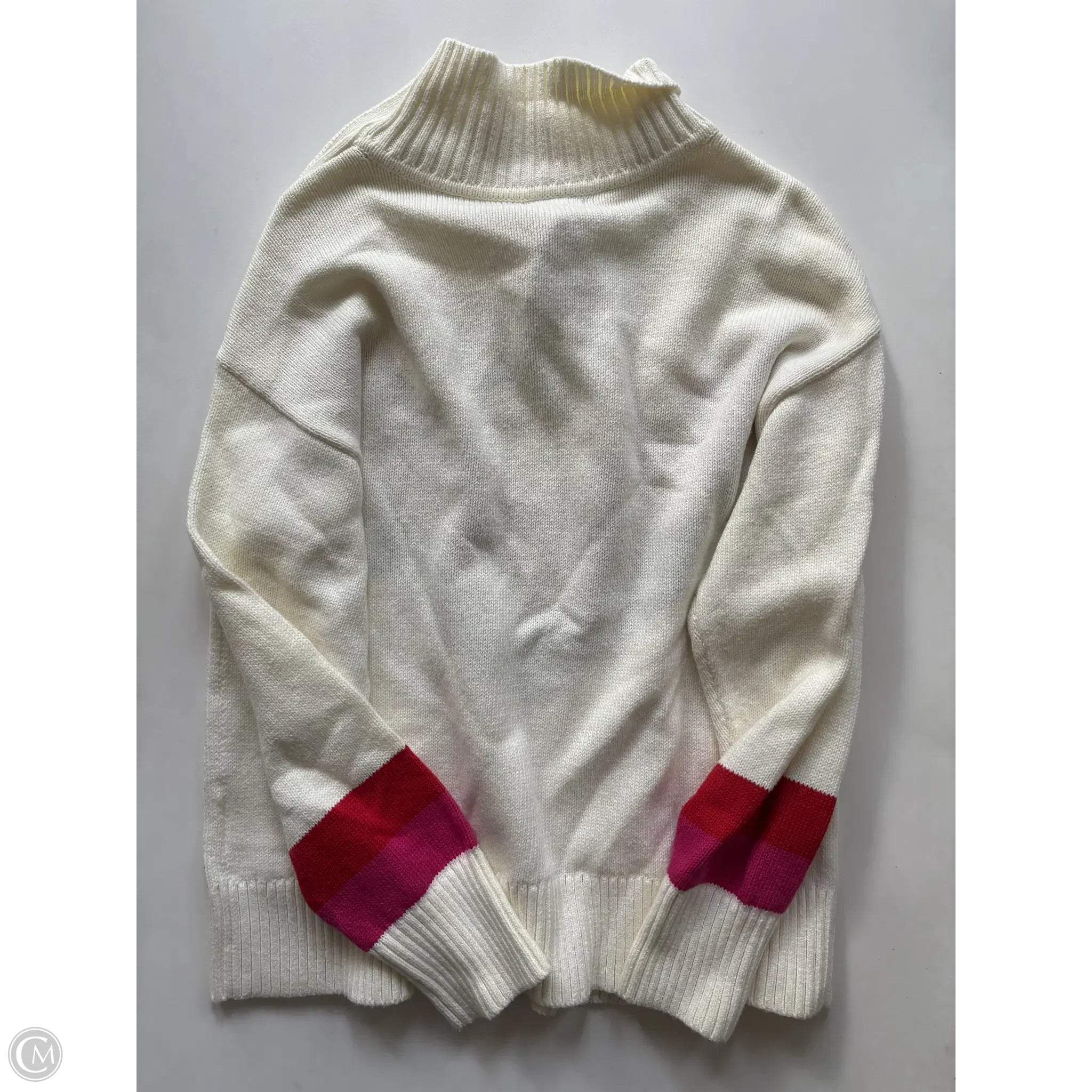 Sweater By Nautica In Cream, Size: L - Image 2