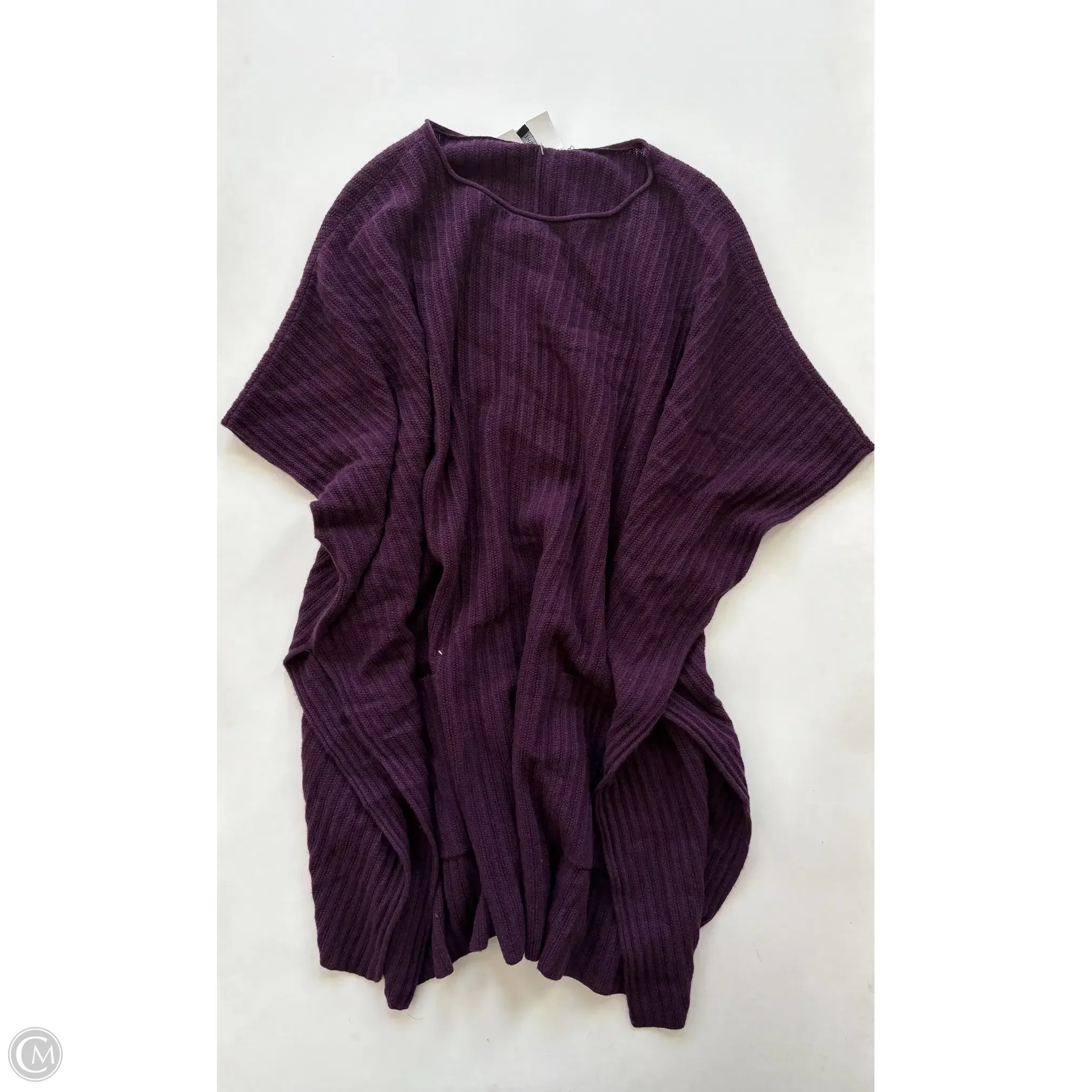 Sweater By Eileen Fisher In Purple, Size: Osfm - Image 1