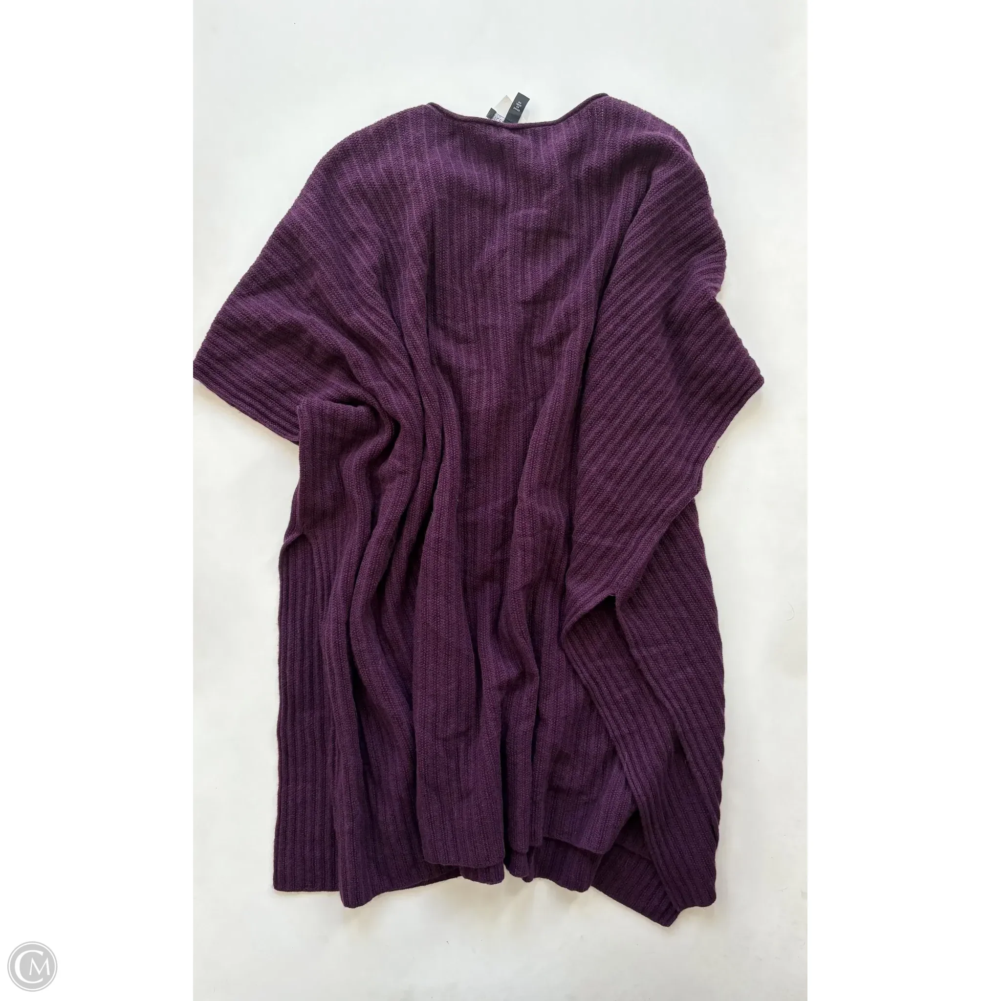 Sweater By Eileen Fisher In Purple, Size: Osfm - Image 2
