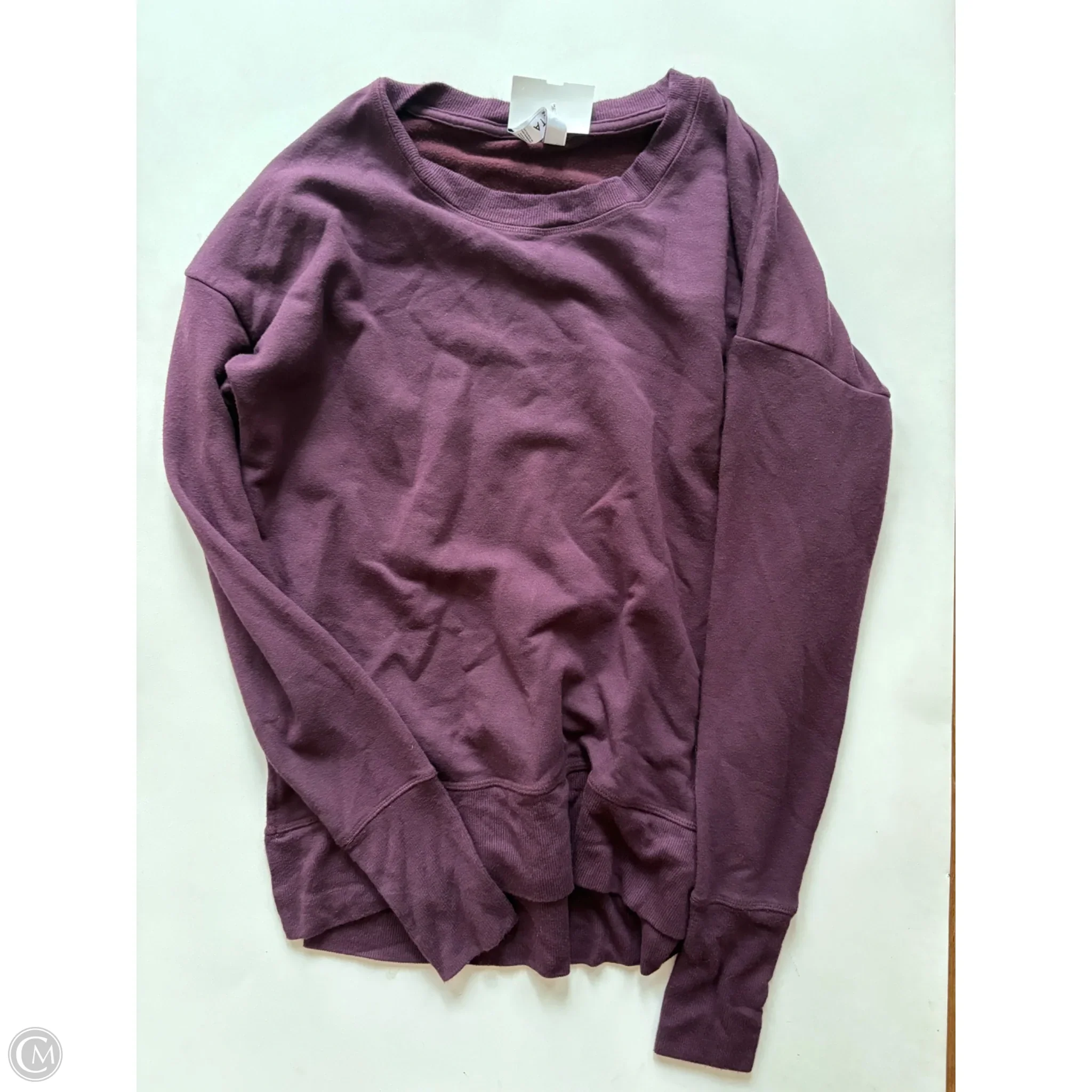 Sweatshirt Crewneck By Athleta In Purple, Size: S - Image 1