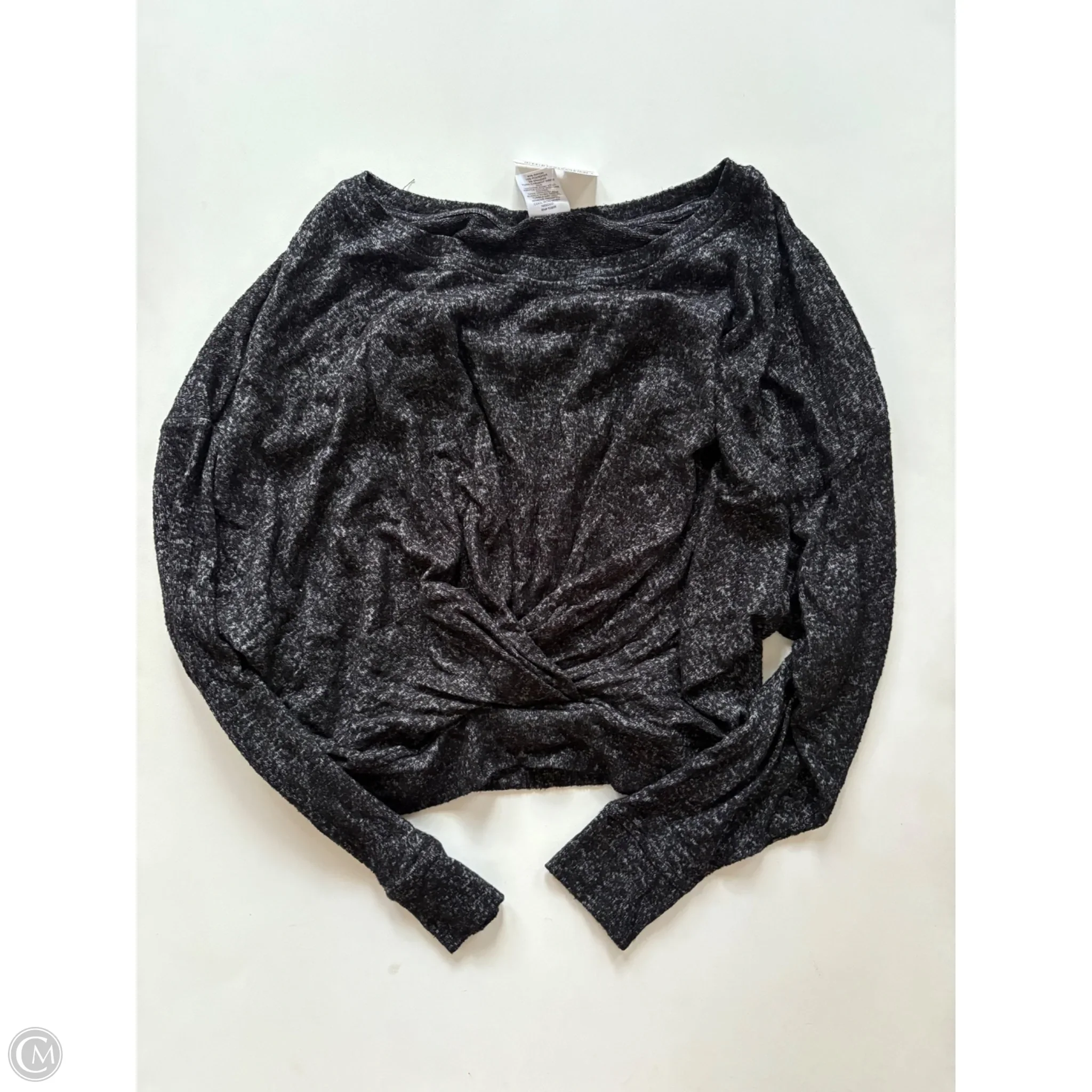 Athletic Top Long Sleeve Crewneck By Clothes Mentor In Black, Size: S - Image 1