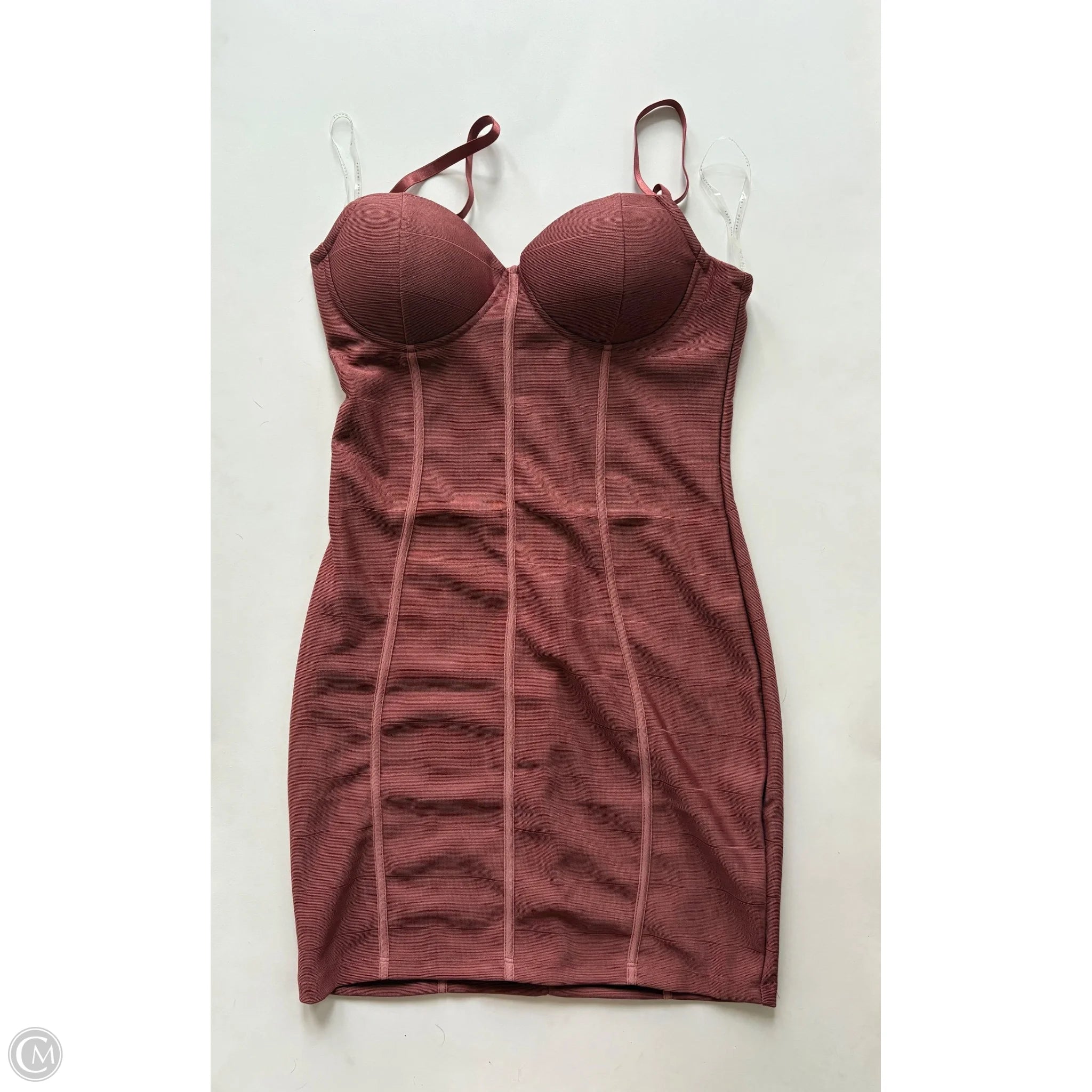 Dress Party Midi By Haute Monde In Pink, Size: L - Image 1