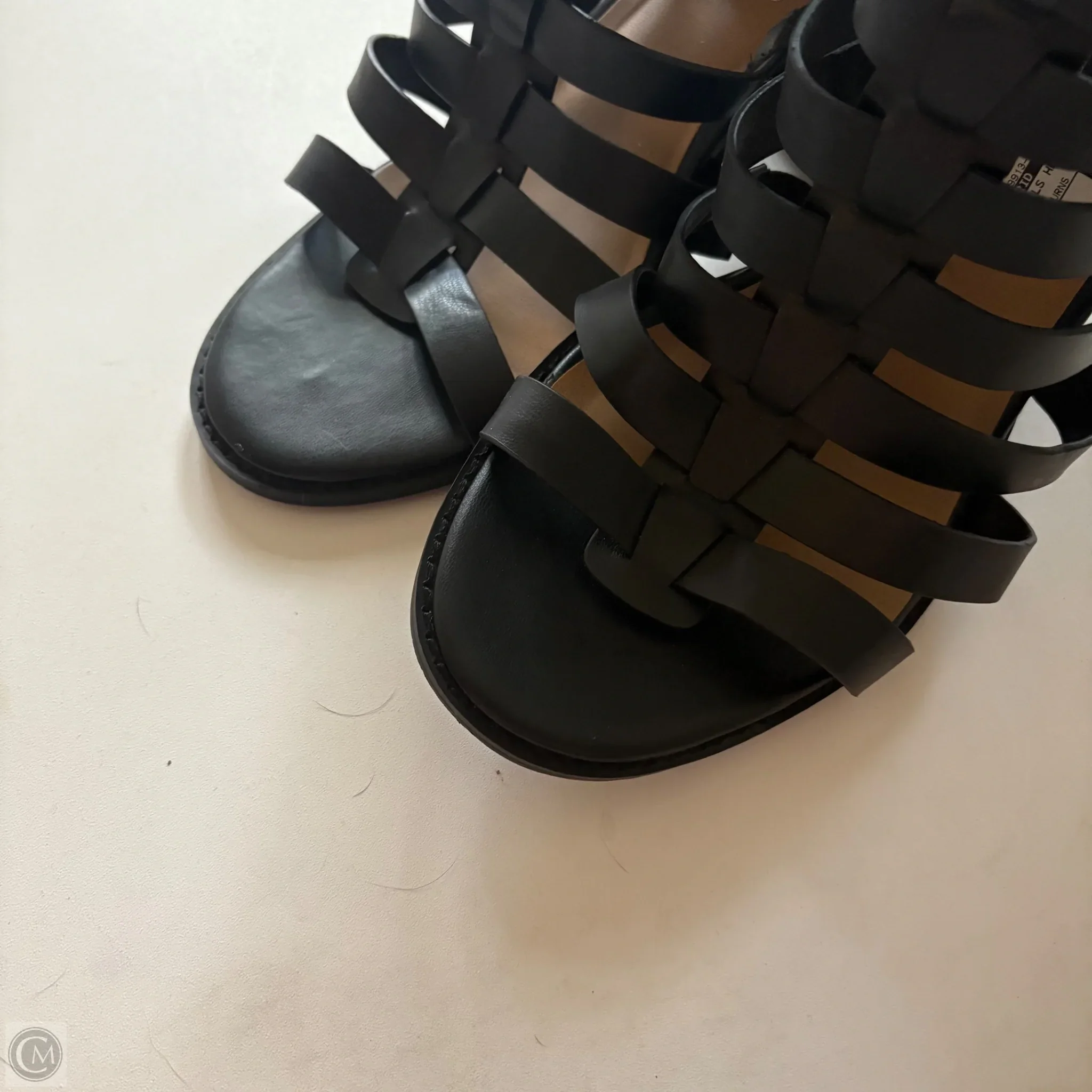 Sandals Heels Block By Torrid In Black, Size: 12 - Image 2