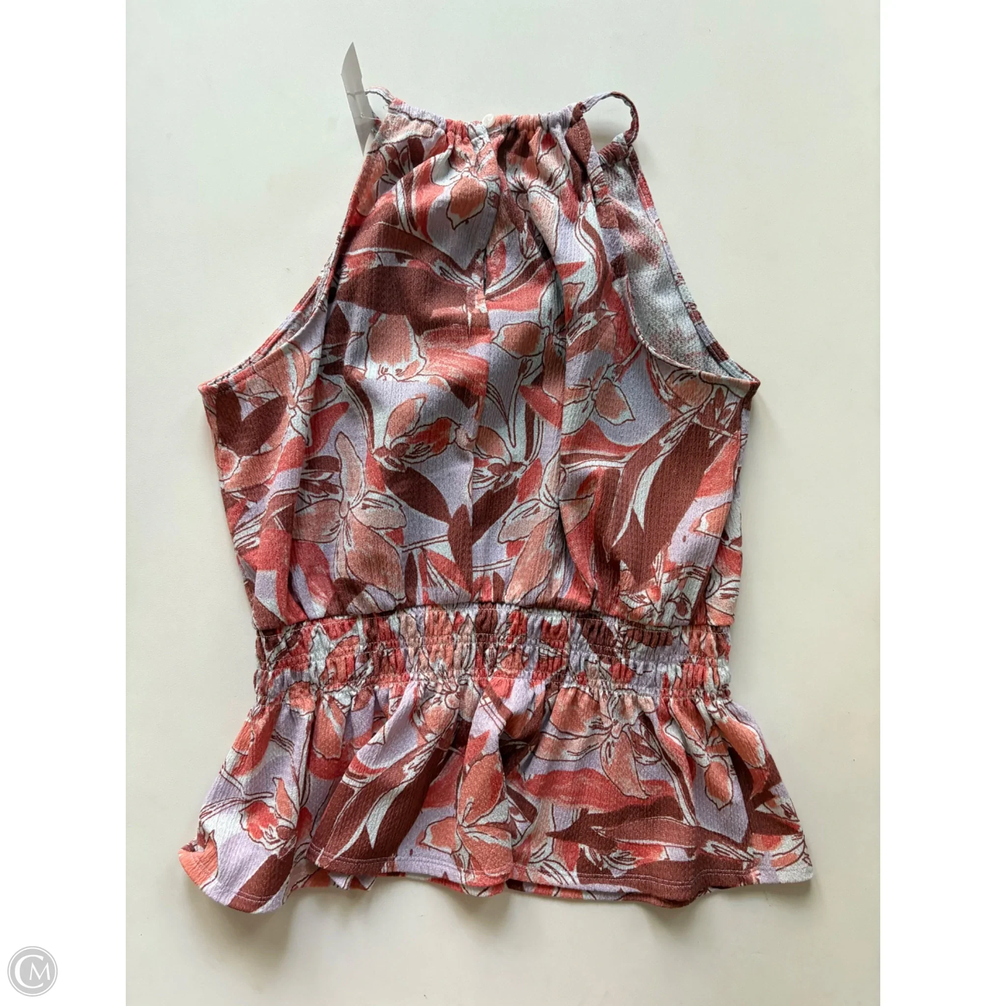 Top Sleeveless By Nine West In Floral Print, Size: S - Image 2