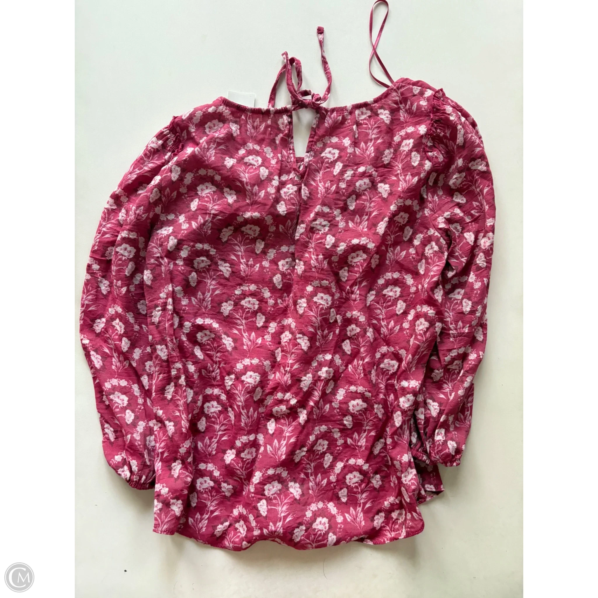 Top Long Sleeve By Lc Lauren Conrad In Pink, Size: S - Image 2