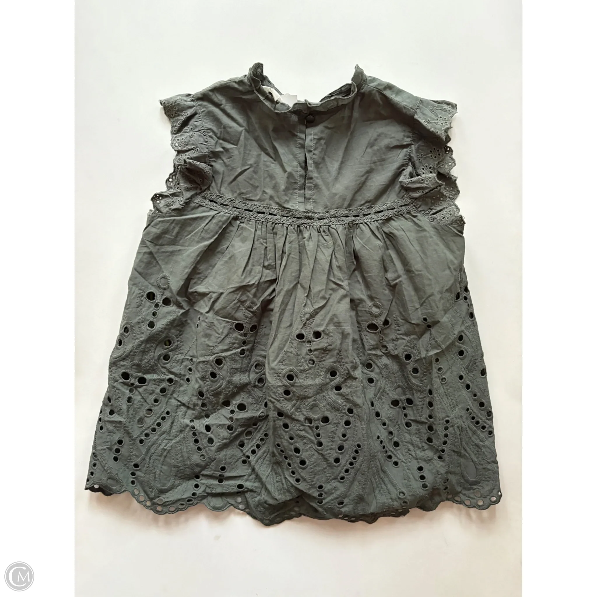 Top Sleeveless By Adiva In Green, Size: Xs - Image 2