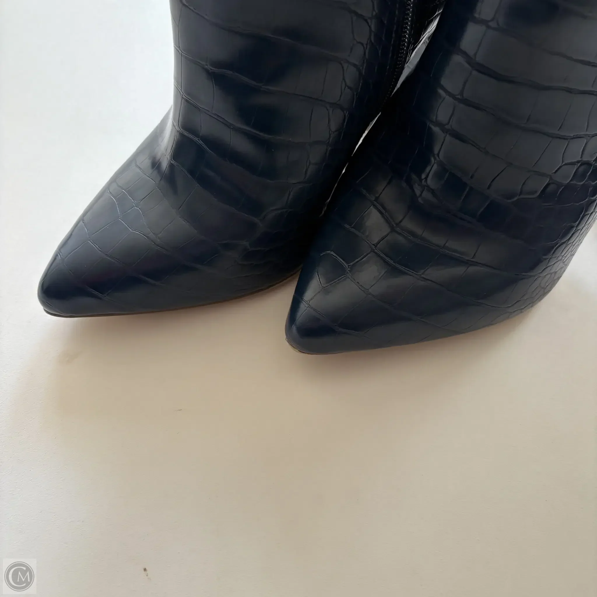 Boots Ankle Heels By Shoedazzle In Blue, Size: 8 - Image 3