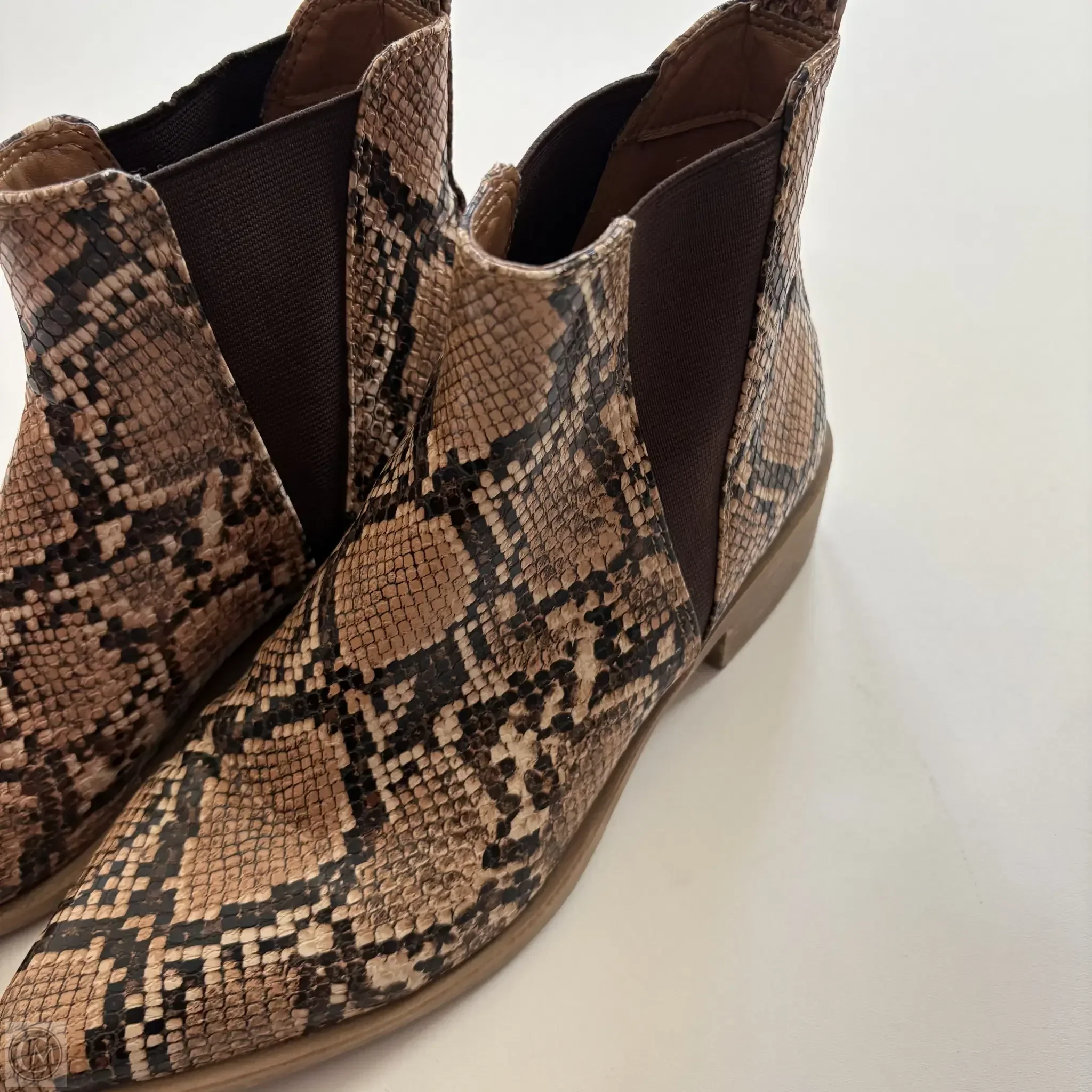 Boots Ankle Flats By Steve Madden In Animal Print, Size: 6.5 - Image 3
