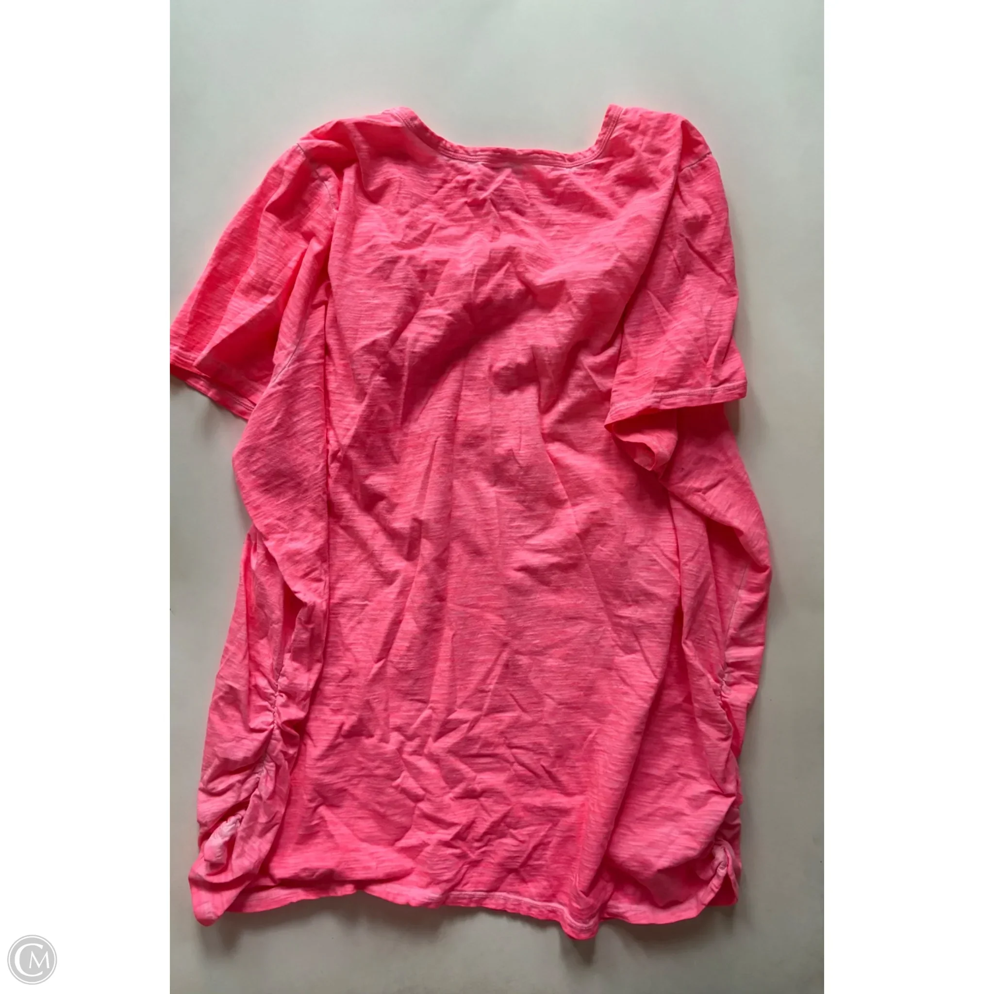 Top Short Sleeve By Lane Bryant In Pink, Size: 3x - Image 2