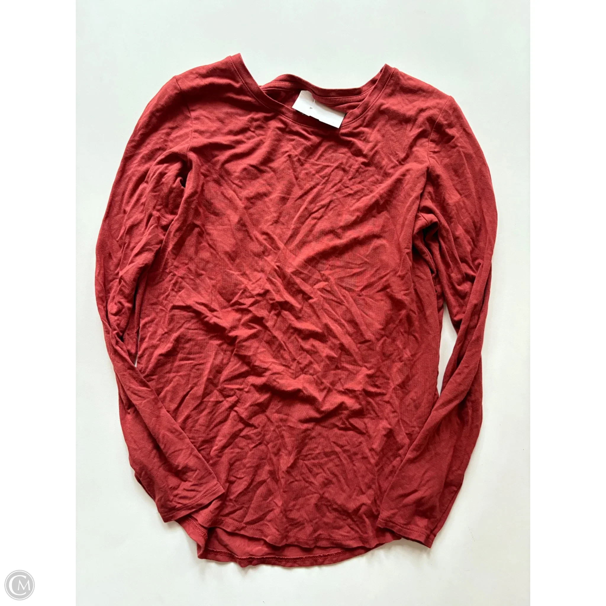 Top Long Sleeve By Tahari By Arthur Levine In Brown, Size: Xs - Image 1