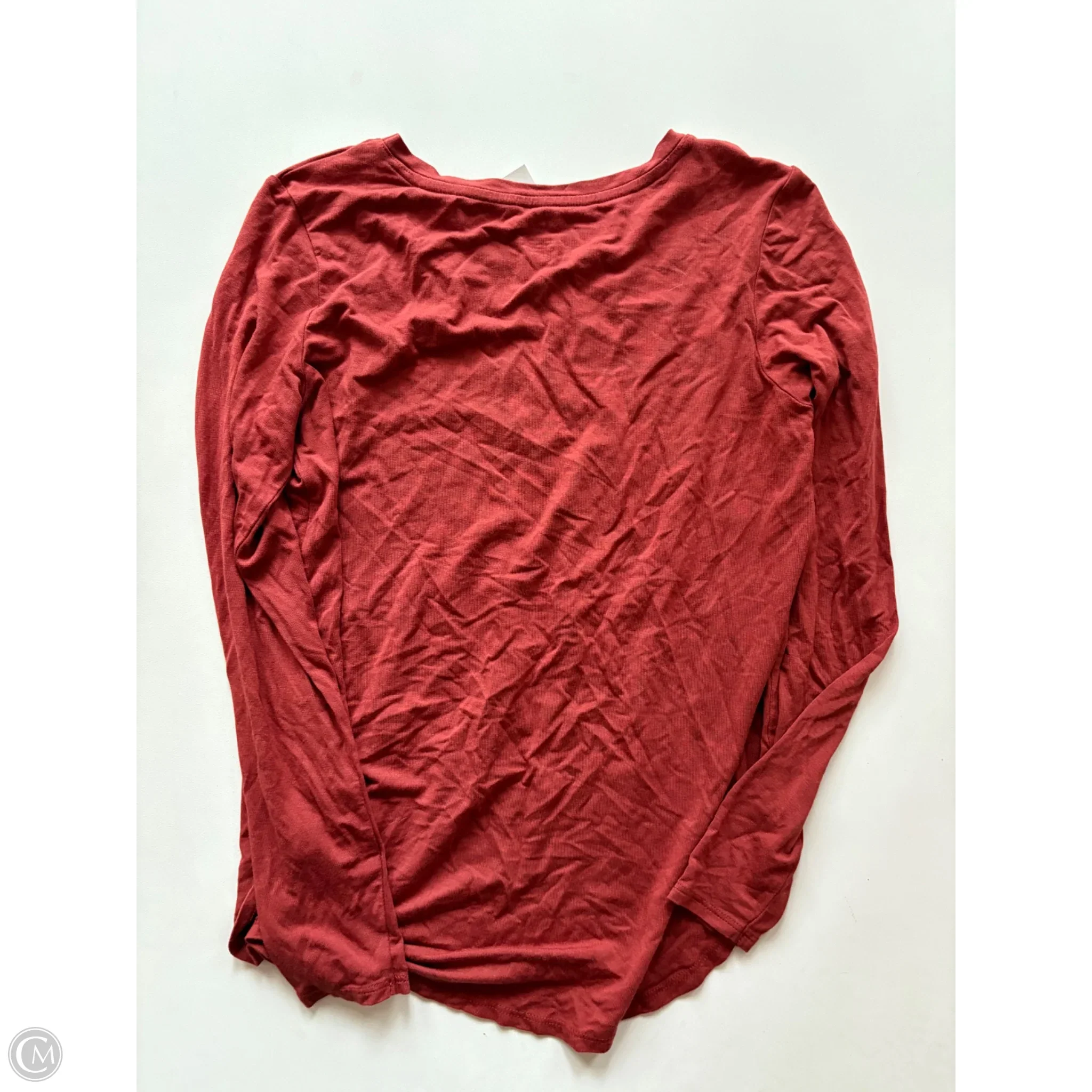 Top Long Sleeve By Tahari By Arthur Levine In Brown, Size: Xs - Image 2