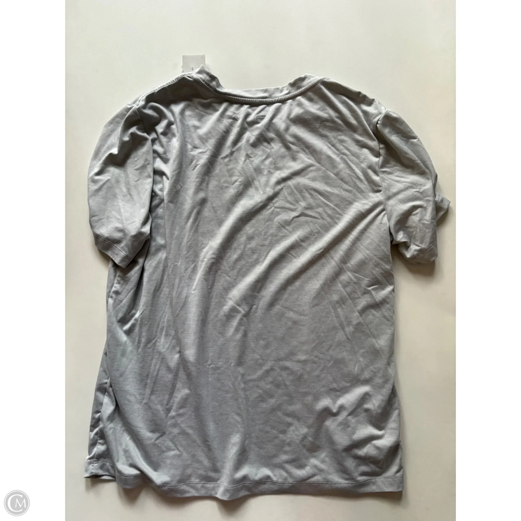 Athletic Top Long Sleeve Crewneck By Fabletics In Grey, Size: M - Image 2