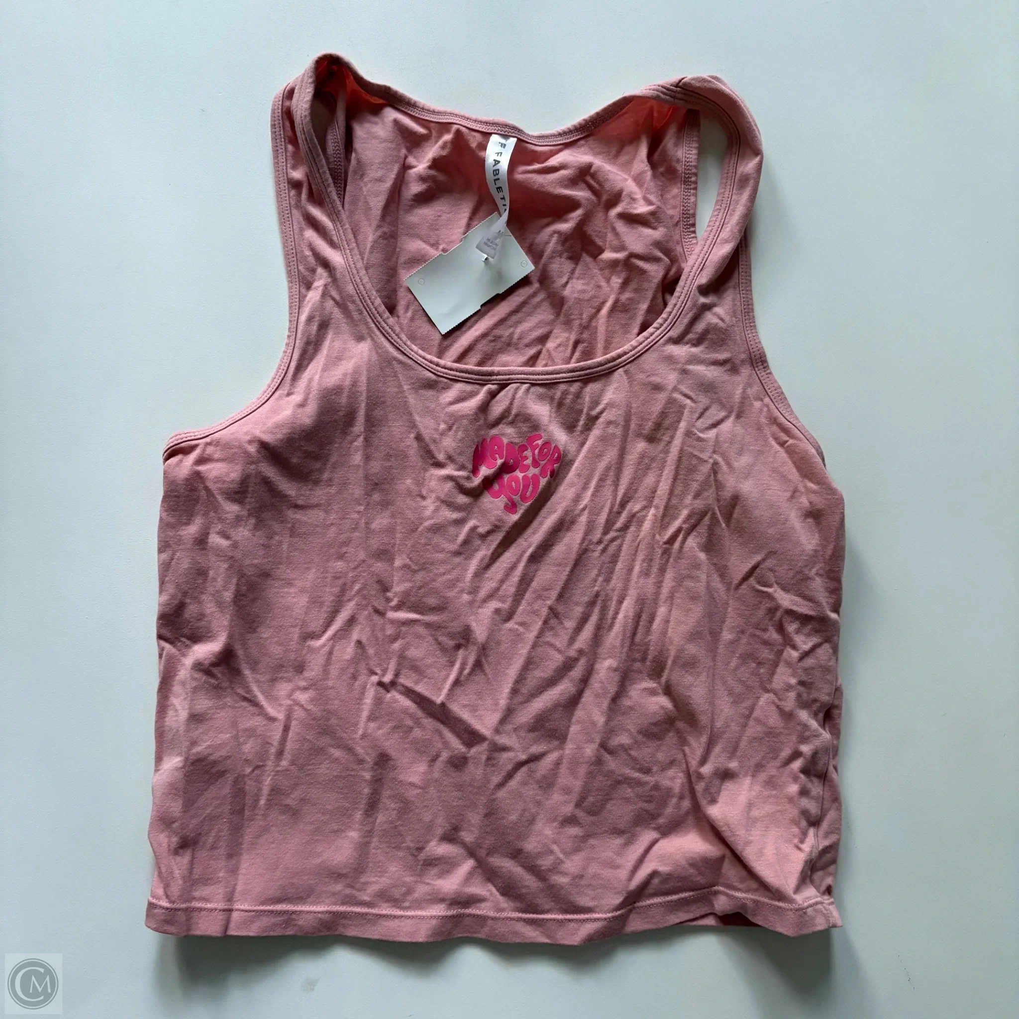 Athletic Tank Top By Fabletics In Orange, Size: M - Image 1