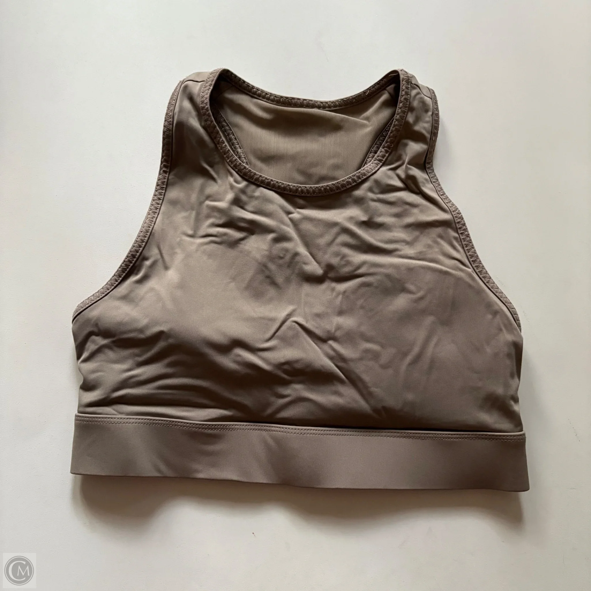 Athletic Bra By Fabletics In Beige, Size: M