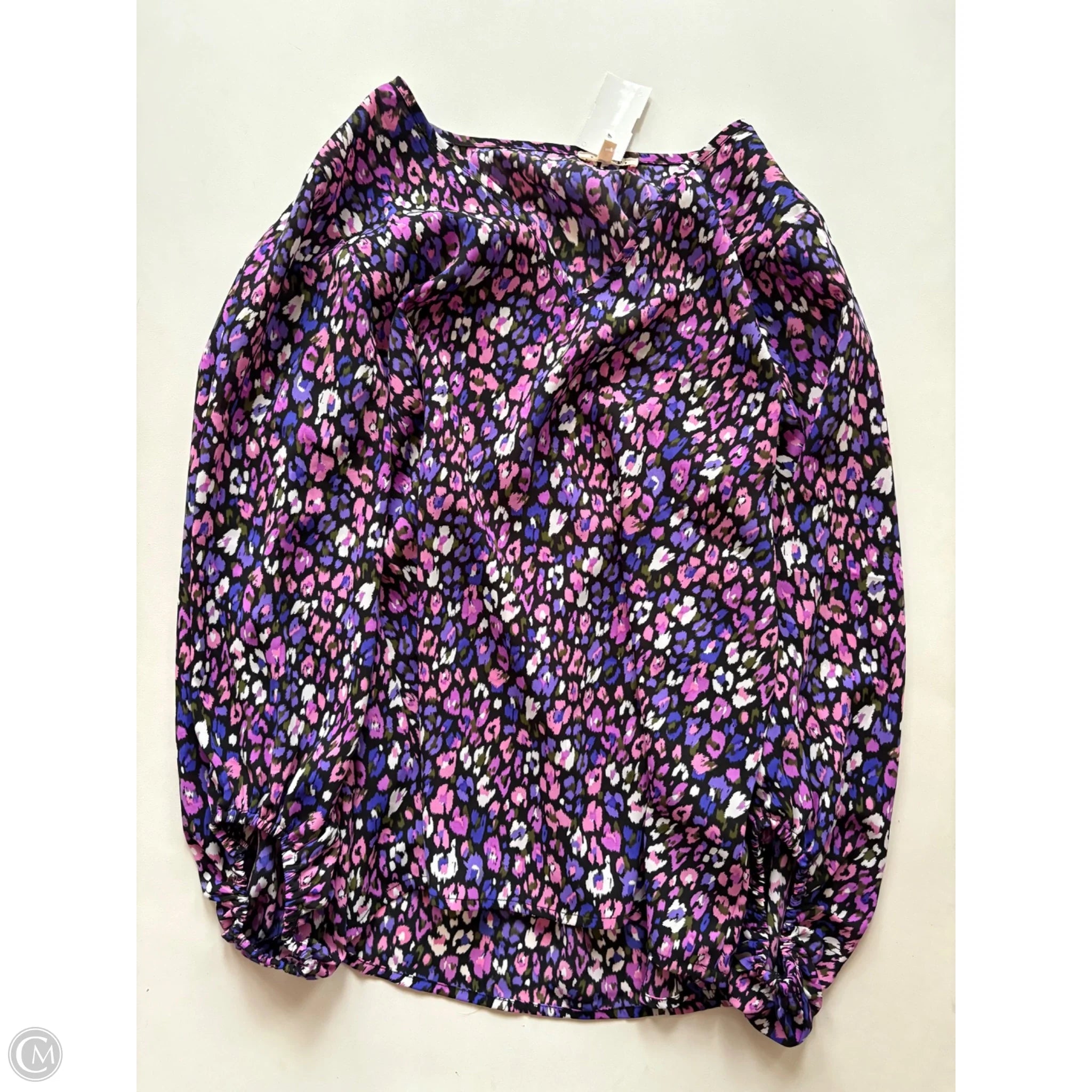 Blouse Long Sleeve By Jodifl In Multi-colored, Size: S - Image 1