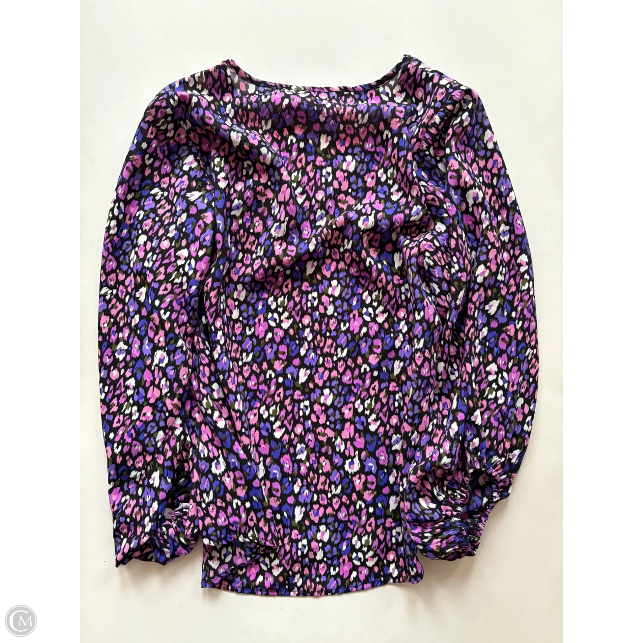 Blouse Long Sleeve By Jodifl In Multi-colored, Size: S - Image 2