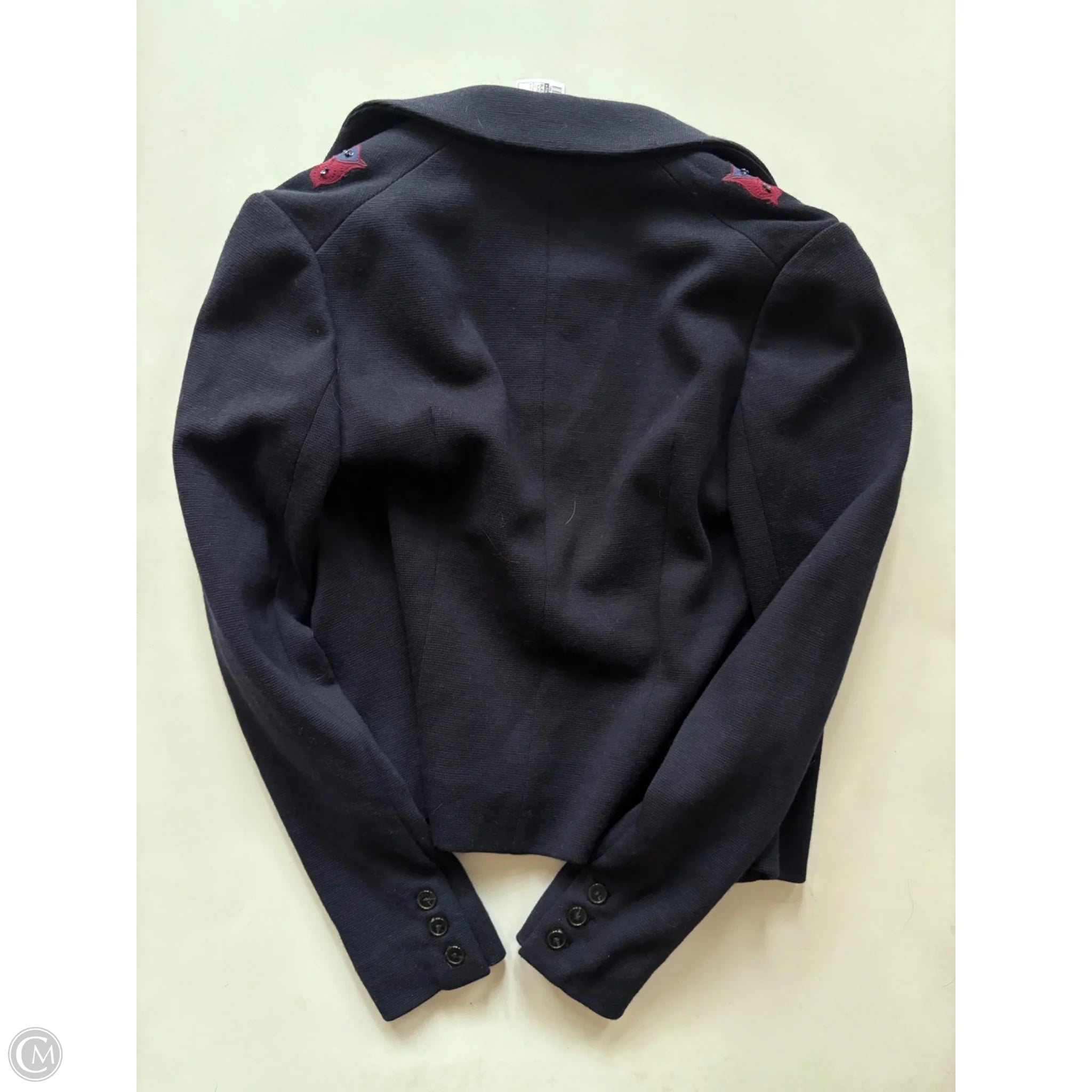 Blazer Designer By Tory Burch In Black, Size: Xs - Image 2