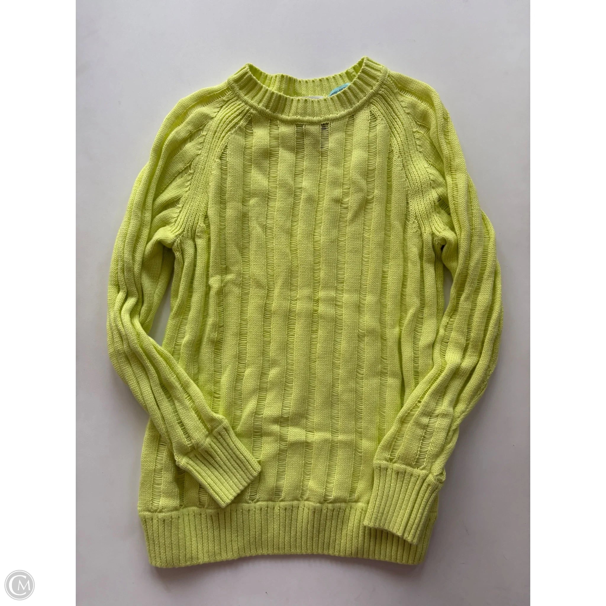 Sweater By Future In Yellow, Size: Xxs - Image 1