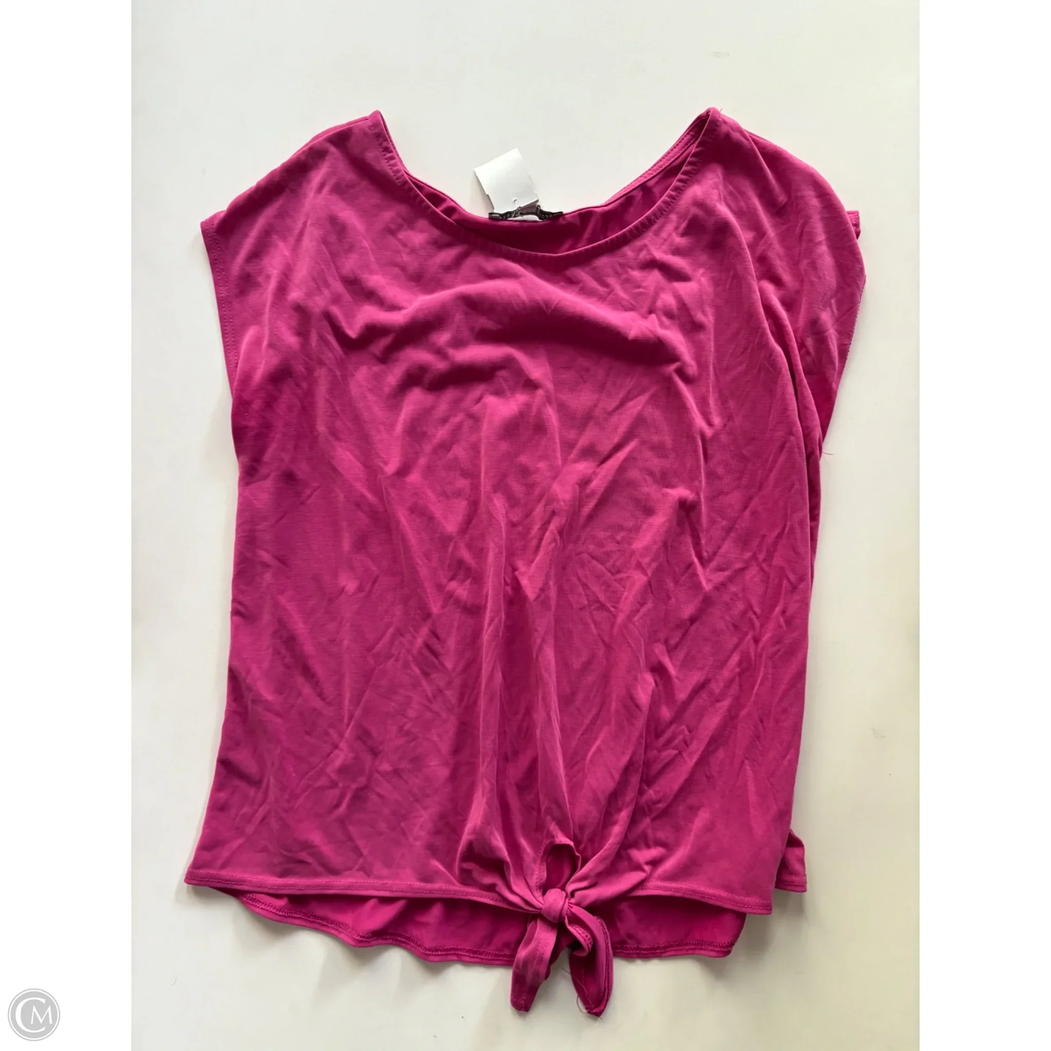Top Short Sleeve By Green Envelope In Pink, Size: M - Image 1