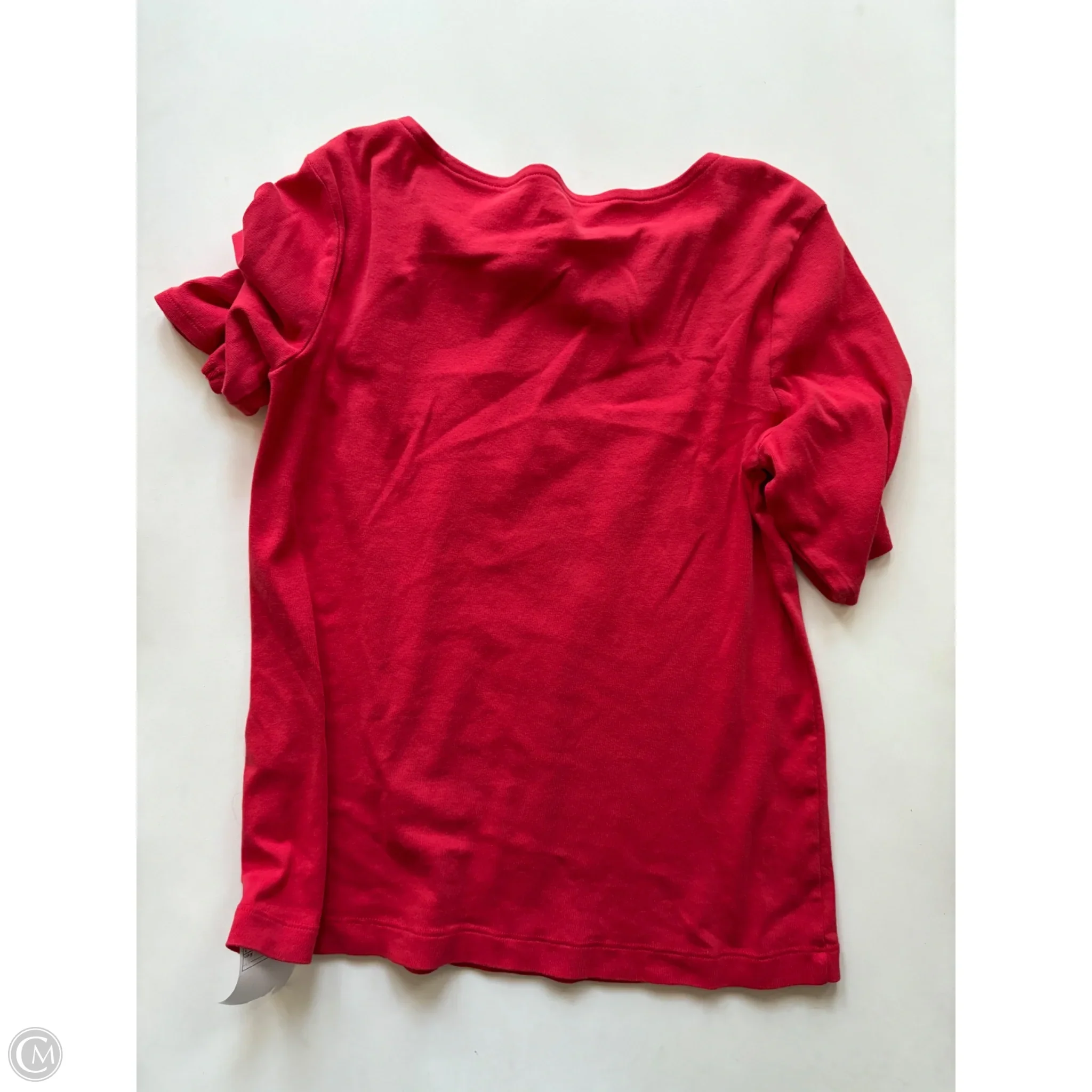Top Short Sleeve By Chicos In Red, Size: M - Image 2