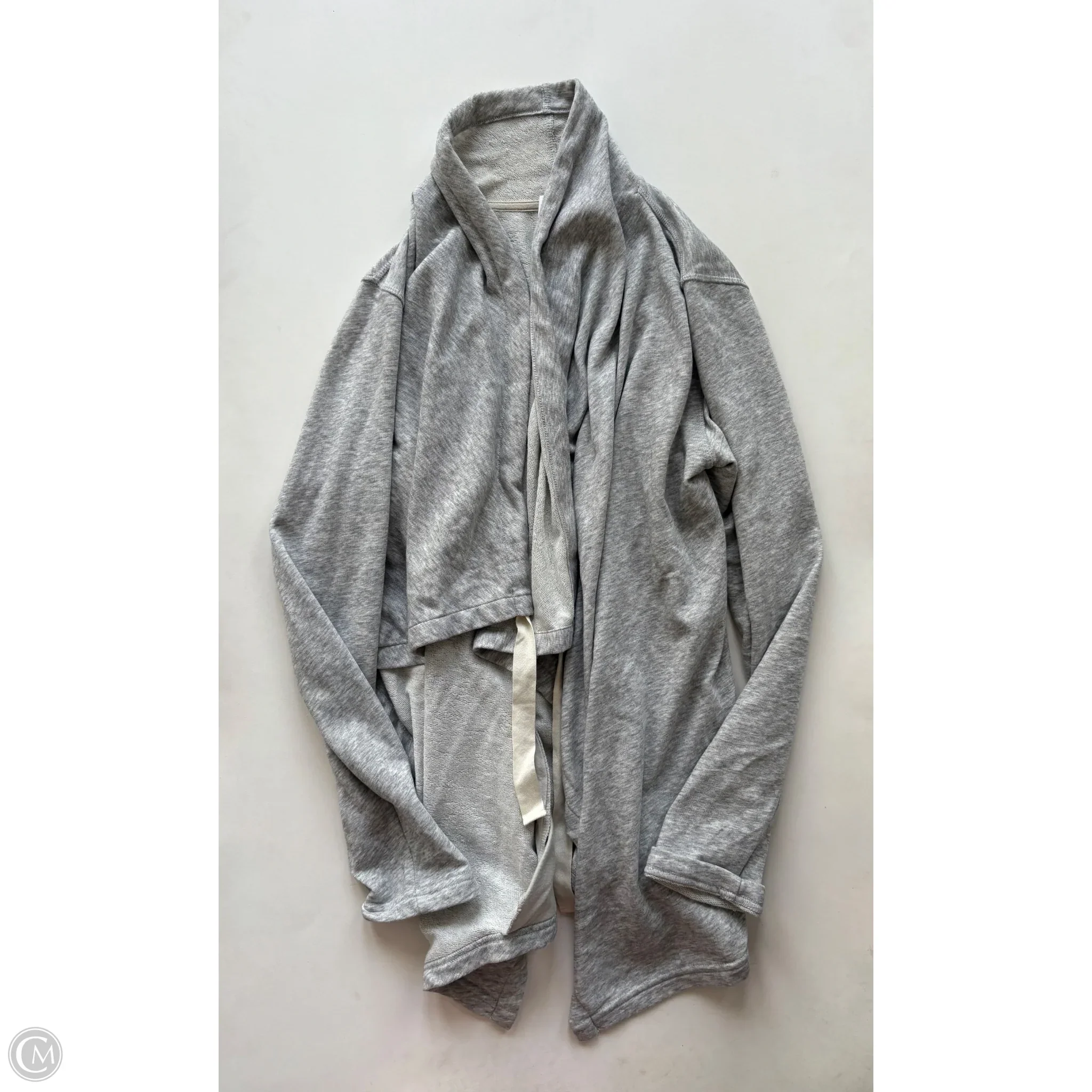 Sweatshirt Hoodie By Old Navy In Grey, Size: M - Image 1