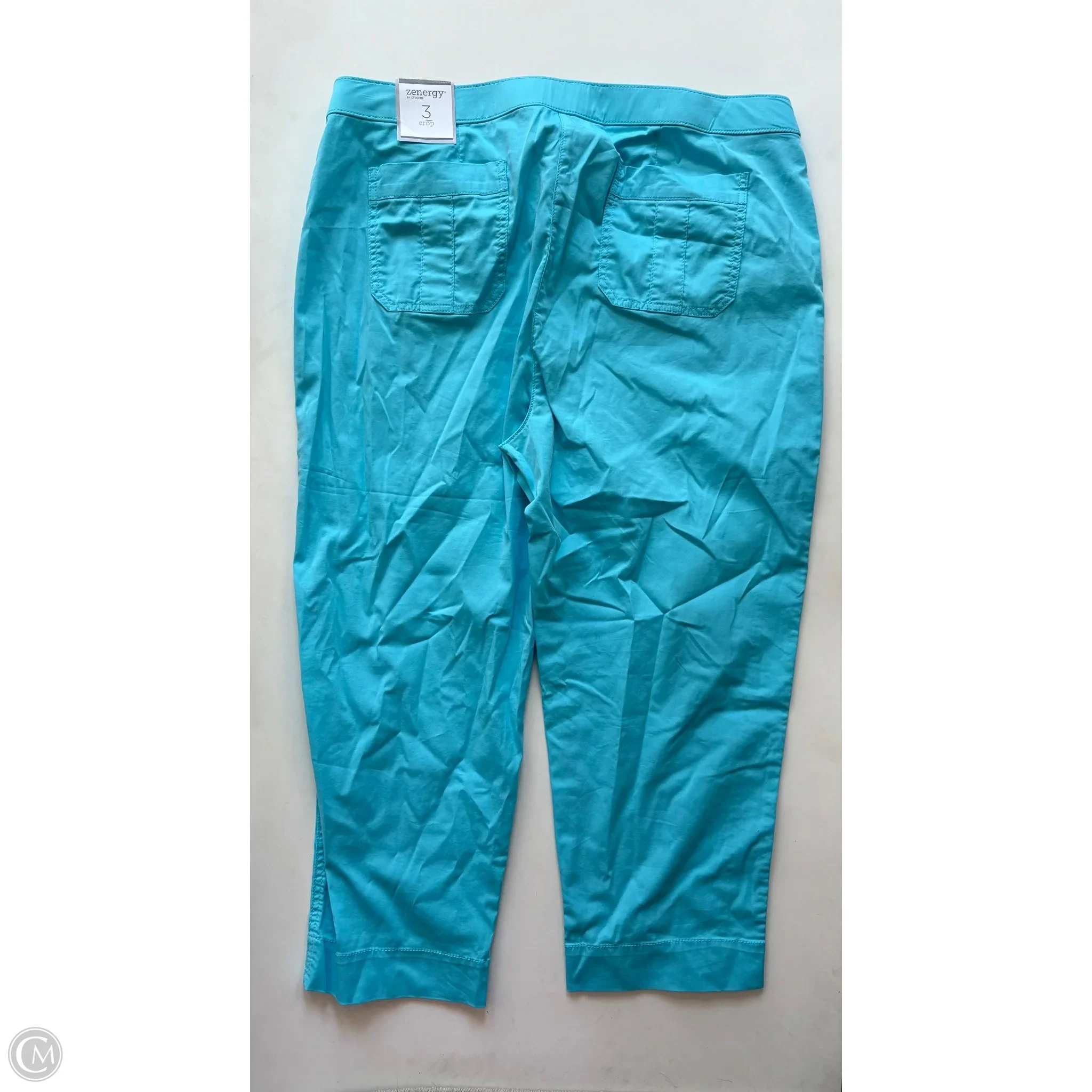 Pants Cropped By Chicos In Blue, Size: L - Image 2